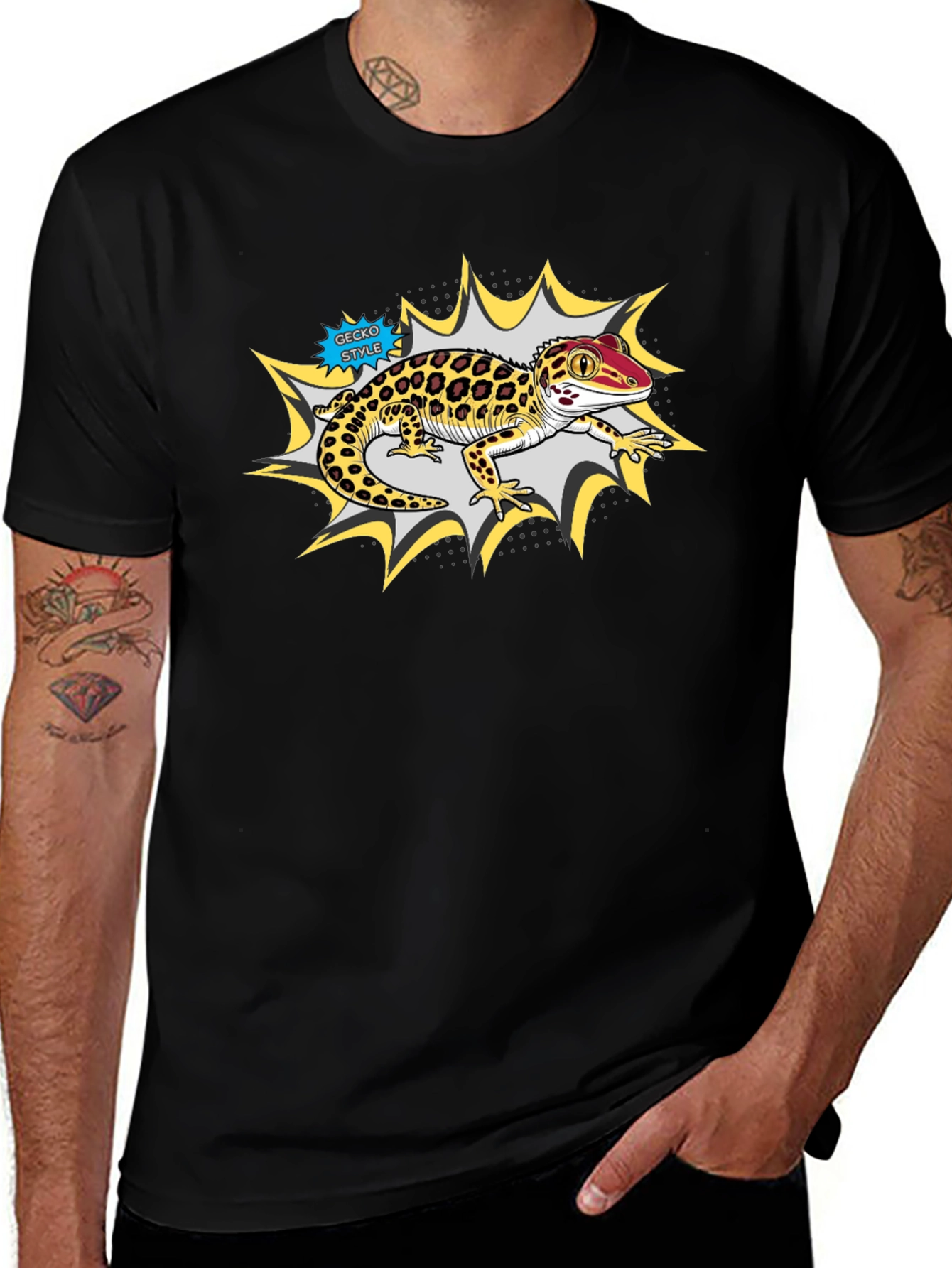 Gecko Style Graphic T-Shirt