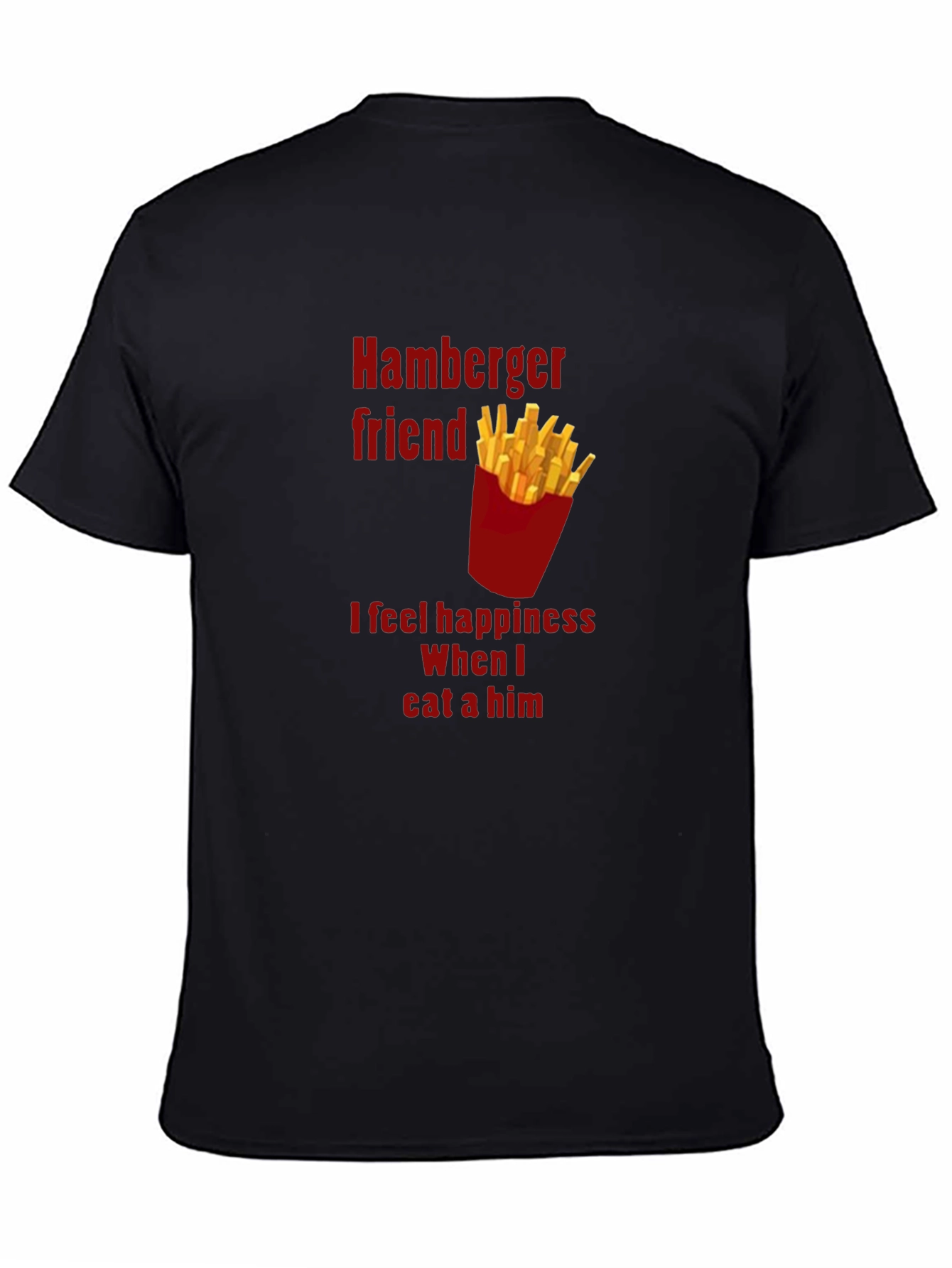 Hamburger Friend Tee - Funny Foodie T-Shirt