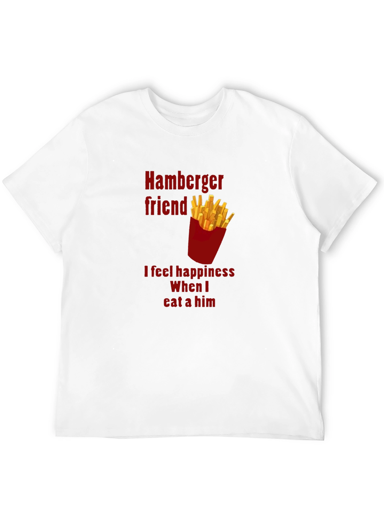 Hamburger Friend Tee - Funny Foodie T-Shirt