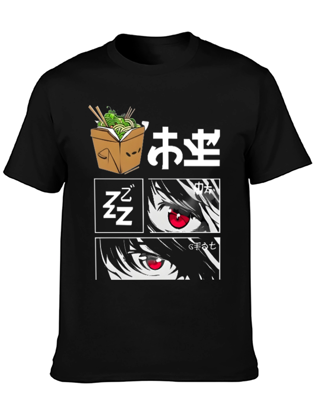 Anime Graphic Print T-Shirt