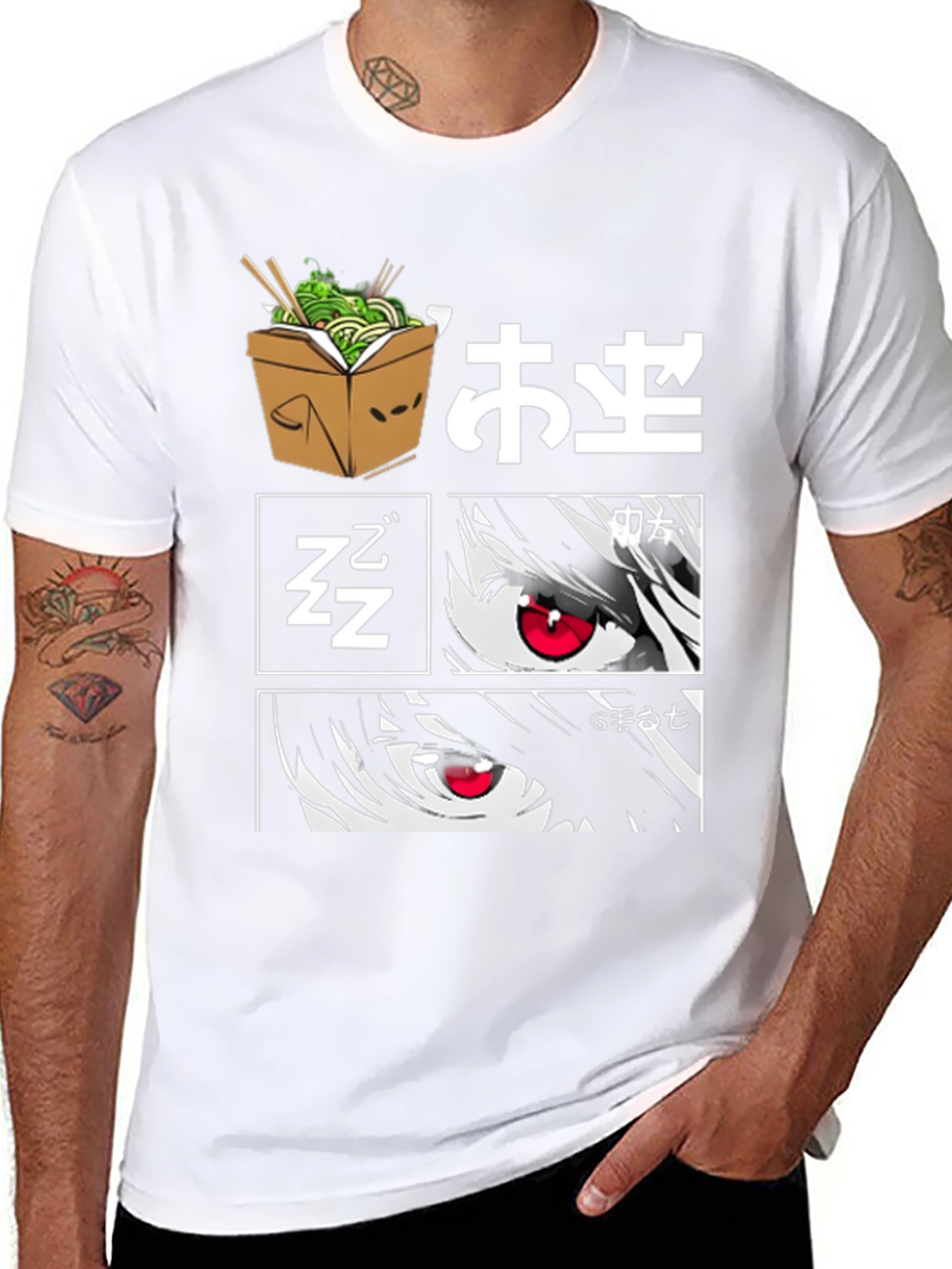 Anime Graphic Print T-Shirt