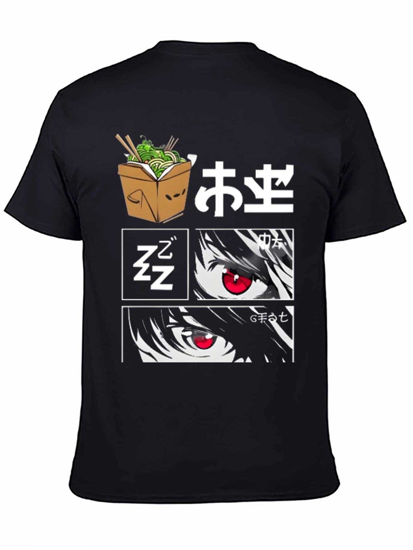 Anime Graphic Print T-Shirt