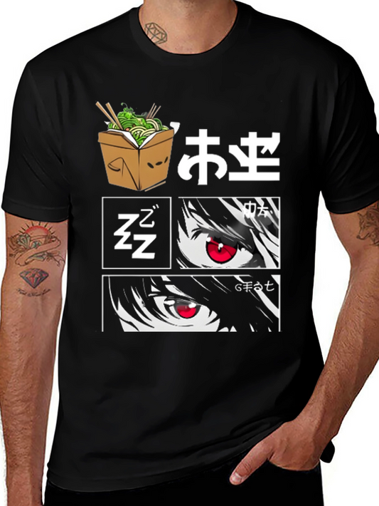 Anime Graphic Print T-Shirt