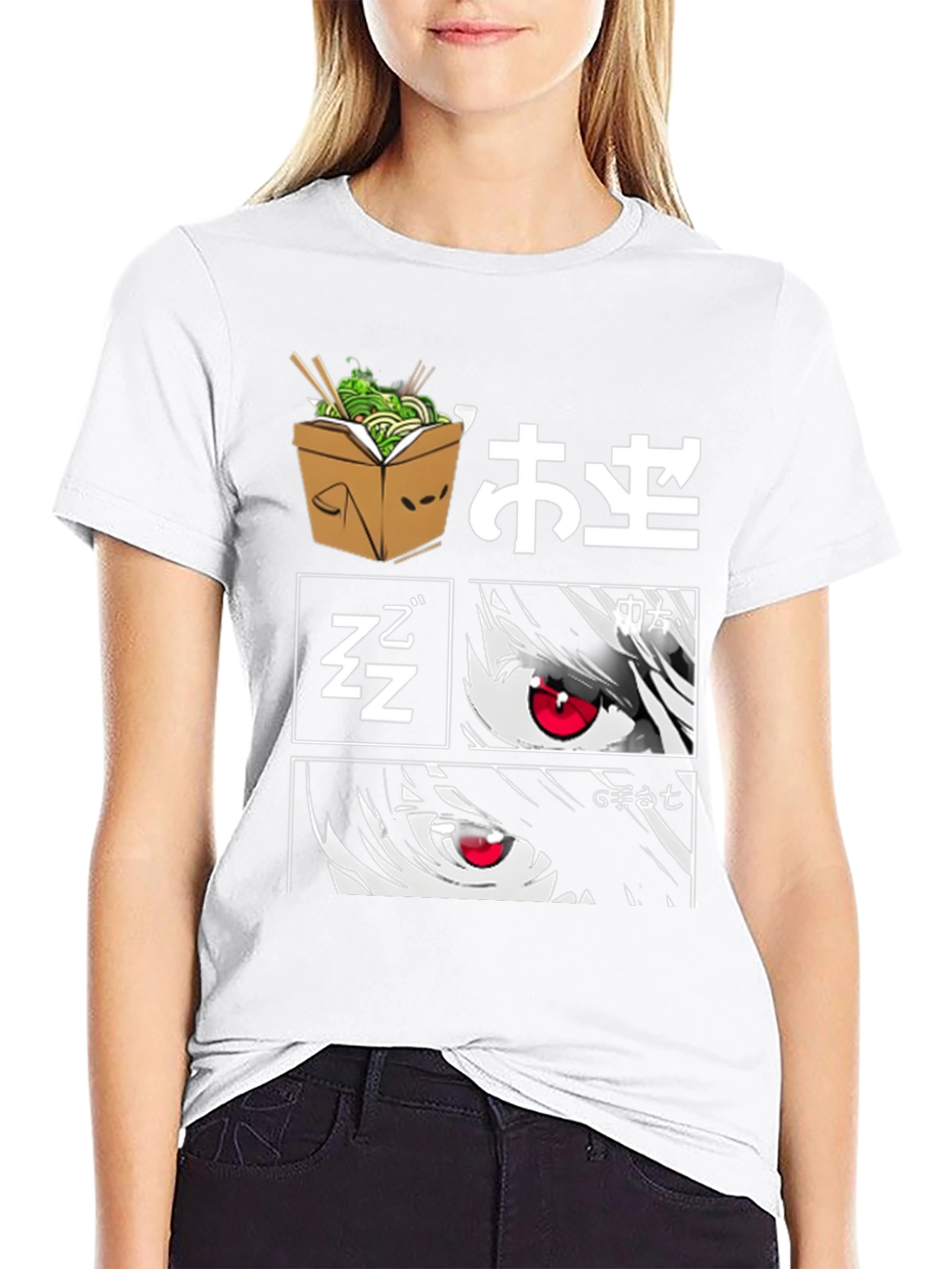 Anime Graphic Print T-Shirt