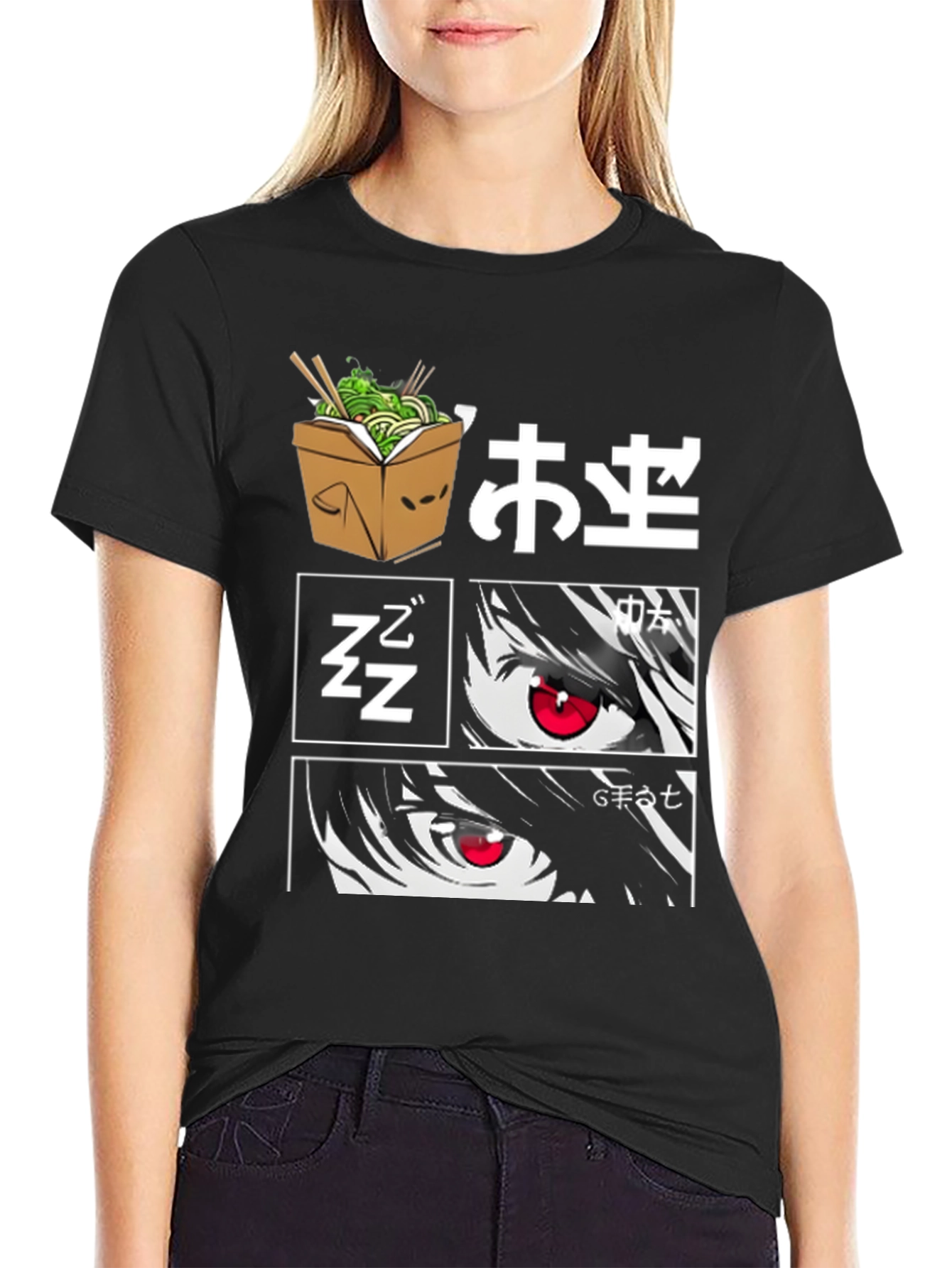 Anime Graphic Print T-Shirt