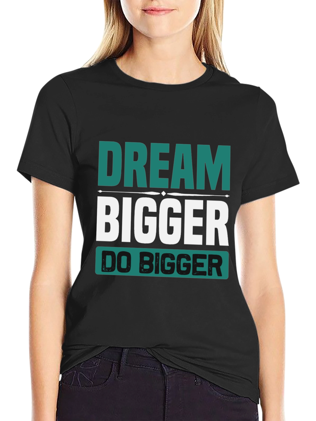 Dream Bigger Graphic Tee - Motivational Shirt
