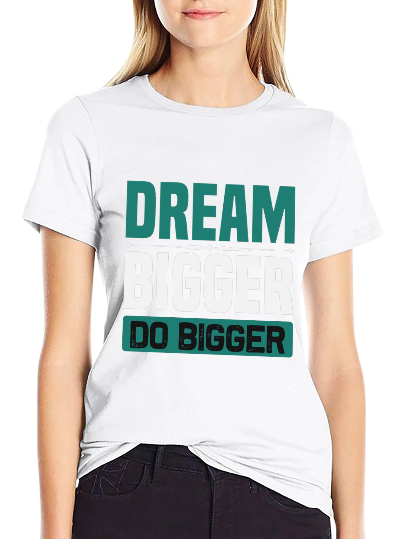 Dream Bigger Graphic Tee - Motivational Shirt