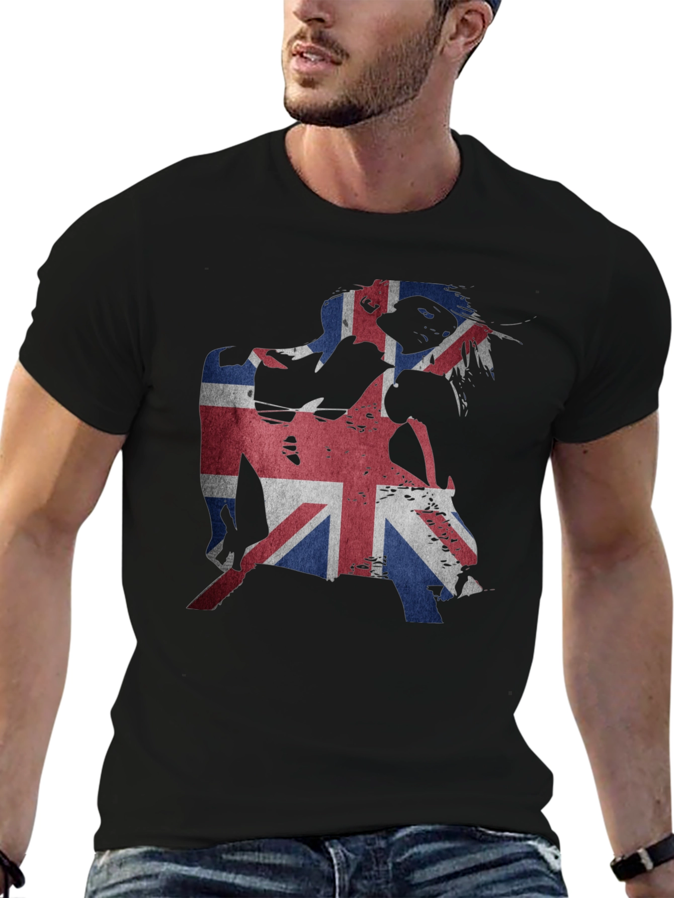 Union Jack Punk Rock Tee
