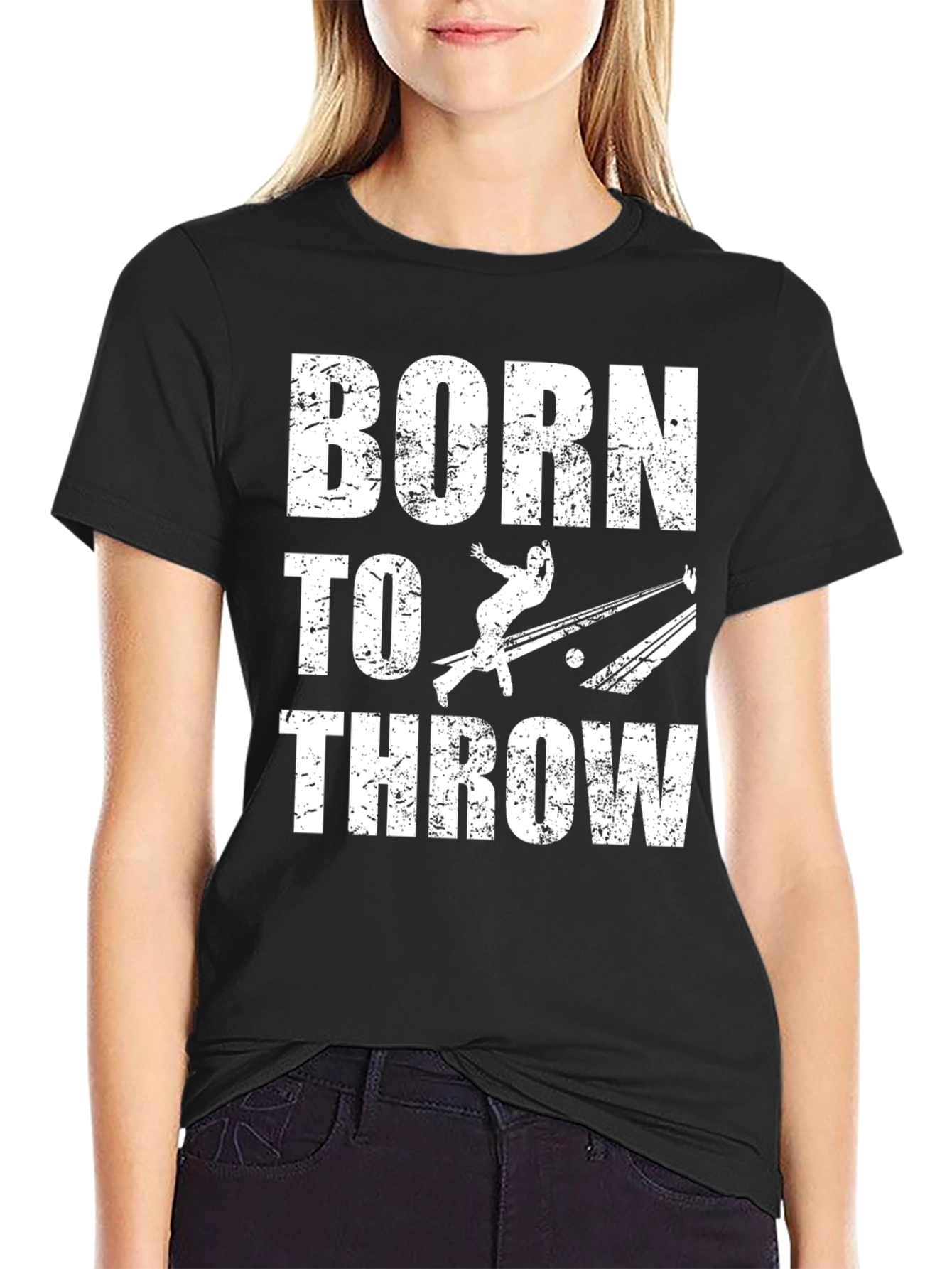 Born to Throw Graphic Tee Bowling T-Shirt