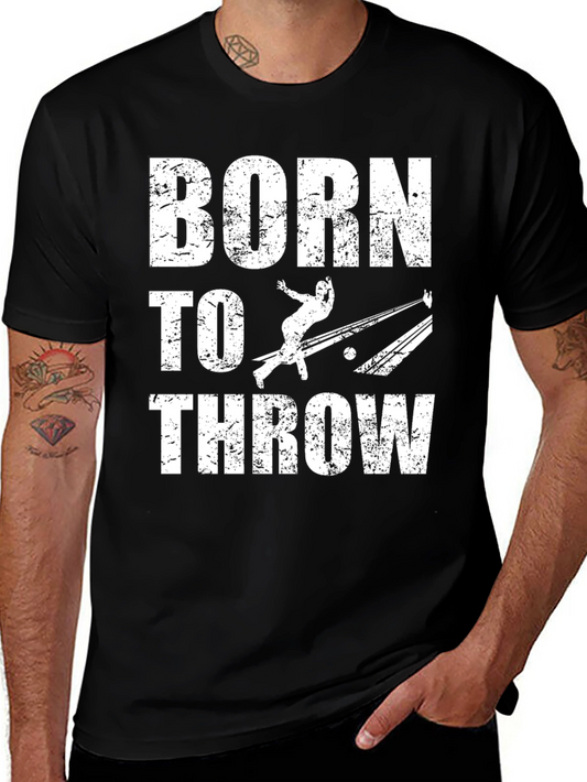 Born to Throw Graphic Tee Bowling T-Shirt
