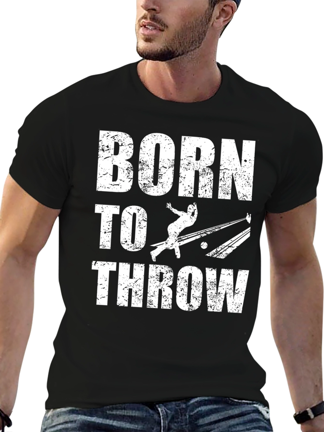 Born to Throw Graphic Tee Bowling T-Shirt