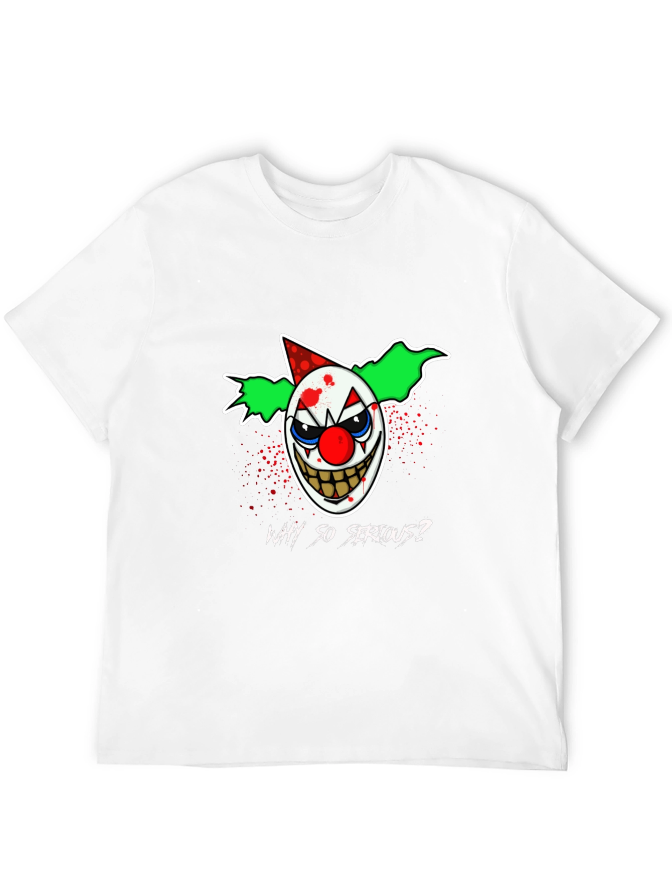Why So Serious? Clown Graphic T-Shirt