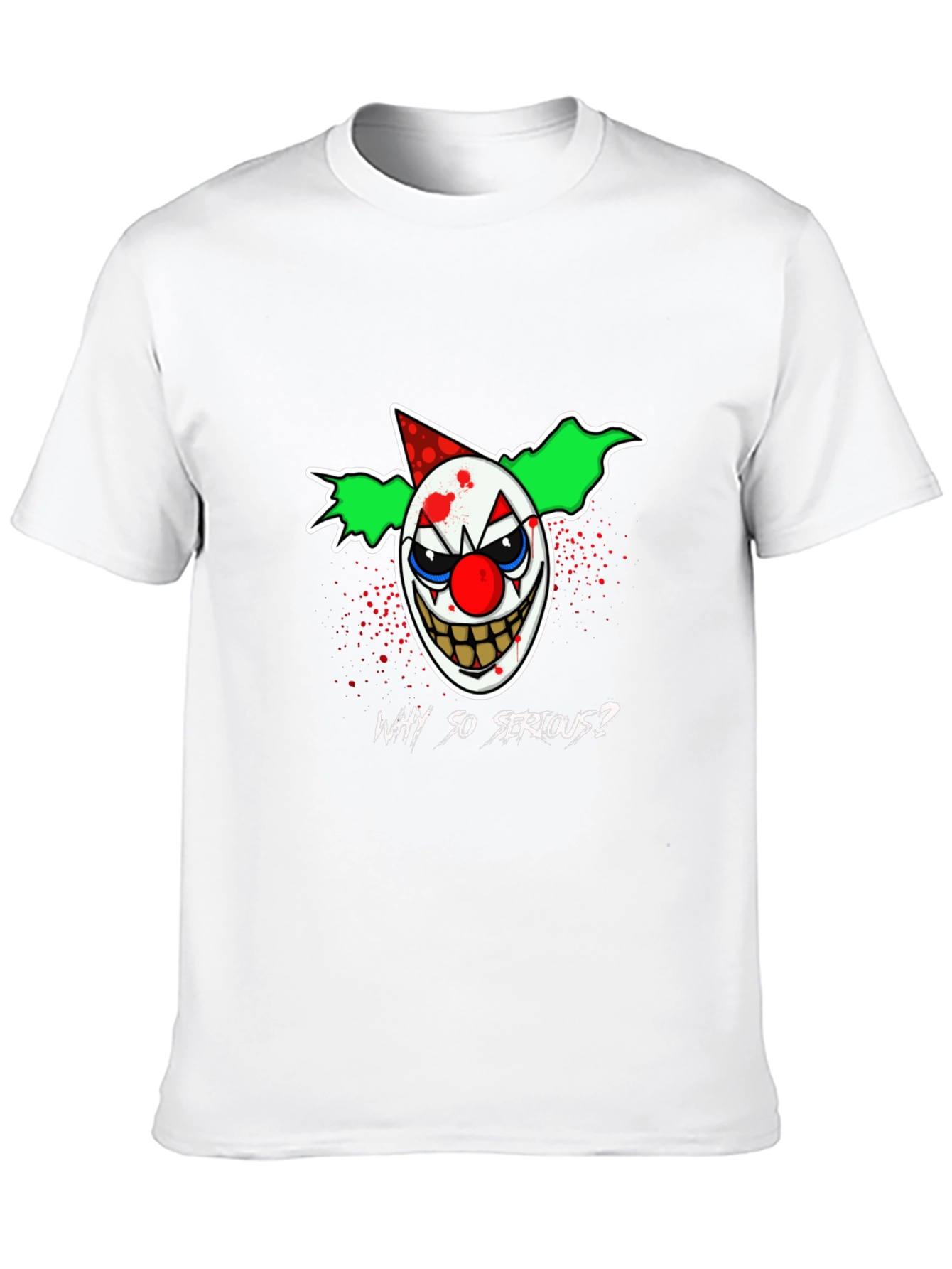 Why So Serious? Clown Graphic T-Shirt