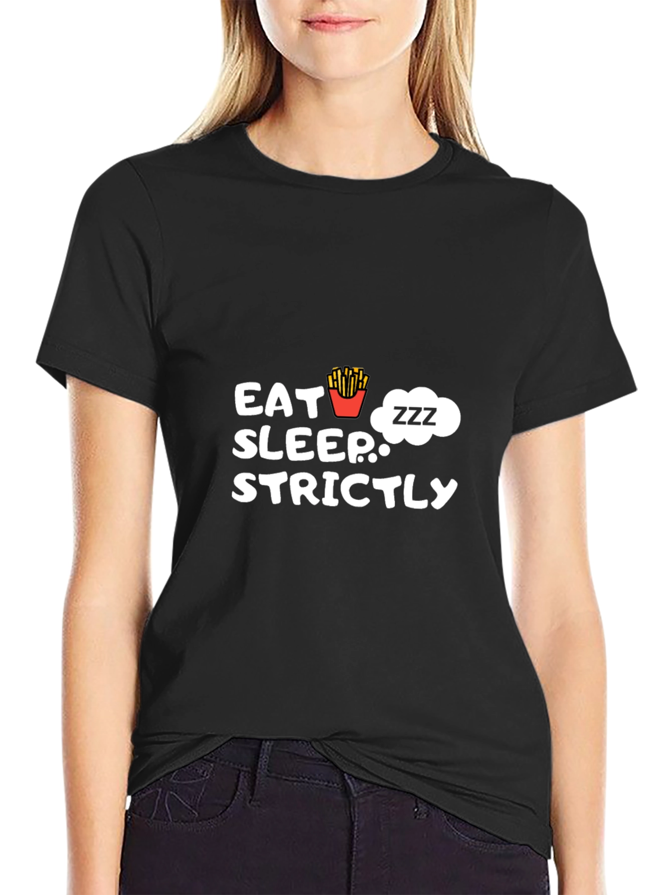 Eat Sleep Strictly T-Shirt Funny Foodie Tee