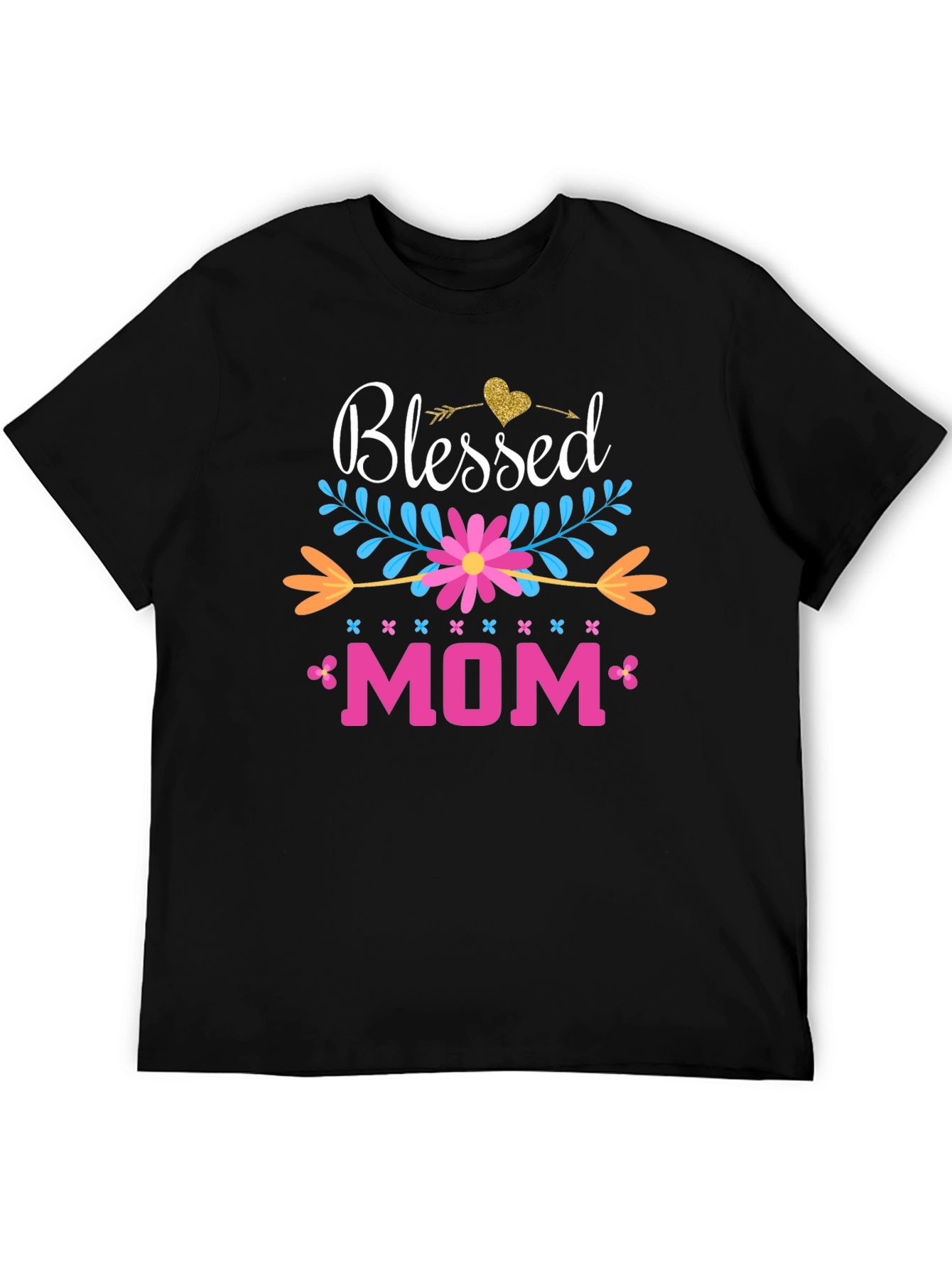 Blessed Mom Graphic Tee - Perfect Mothers Day Gift!