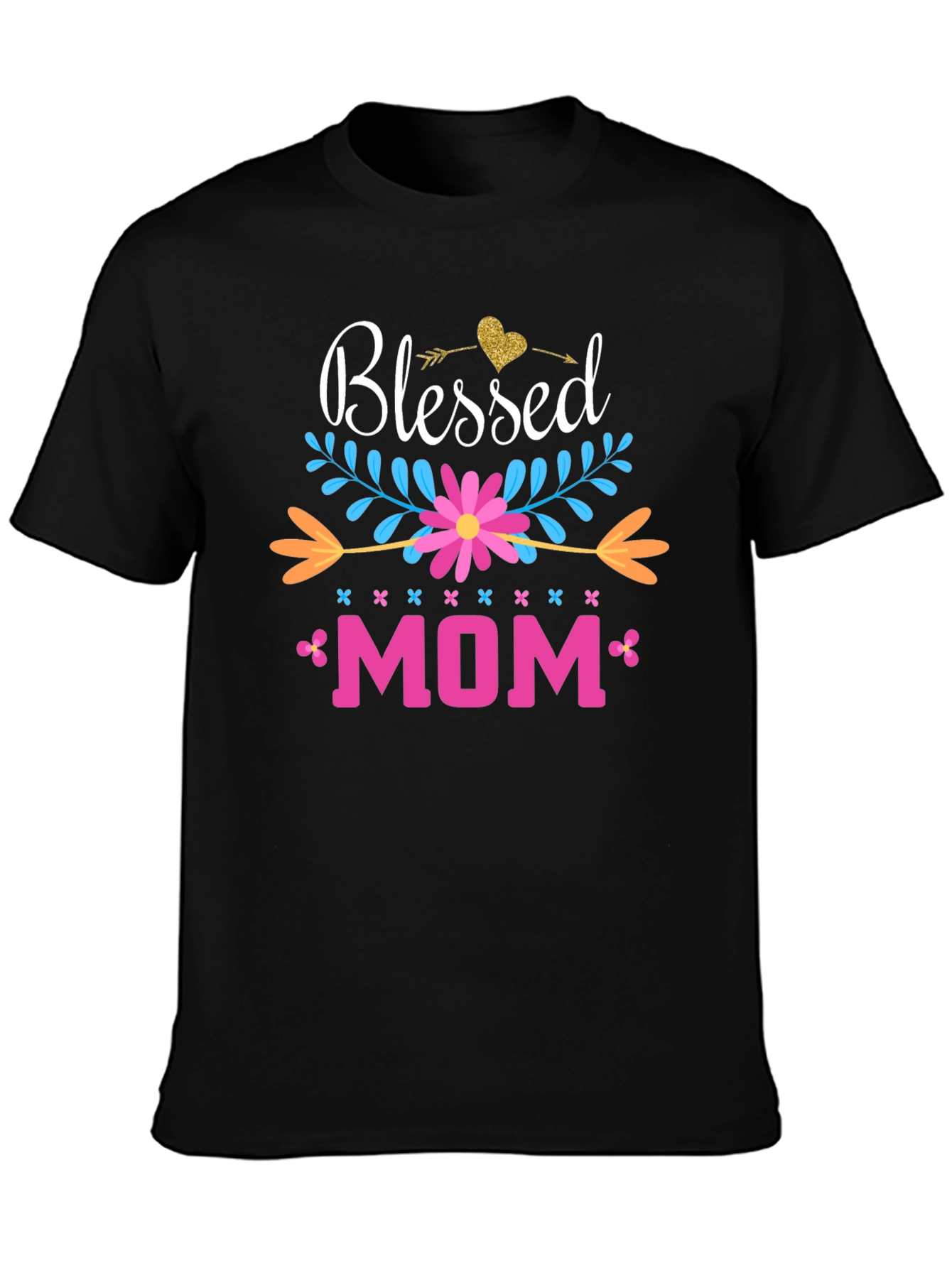 Blessed Mom Graphic Tee - Perfect Mothers Day Gift!