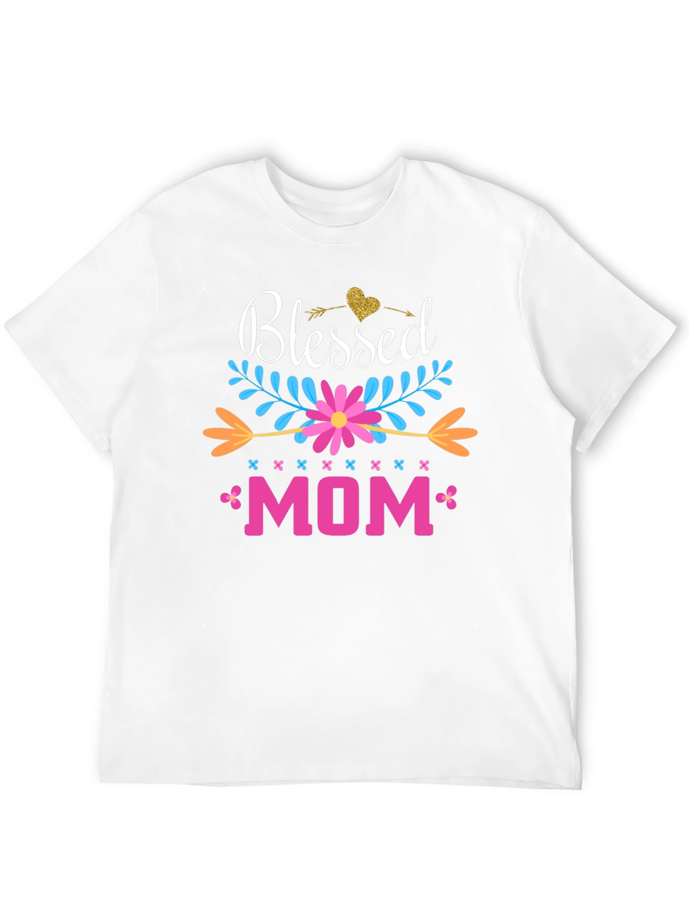 Blessed Mom Graphic Tee - Perfect Mothers Day Gift!