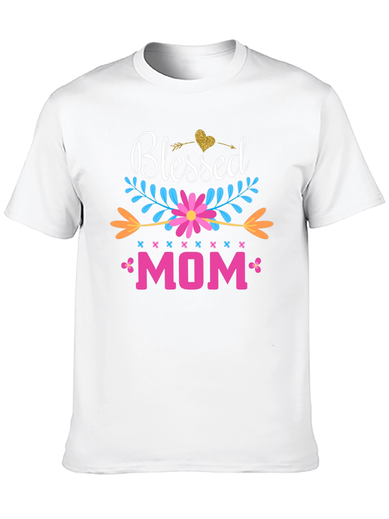 Blessed Mom Graphic Tee - Perfect Mothers Day Gift!