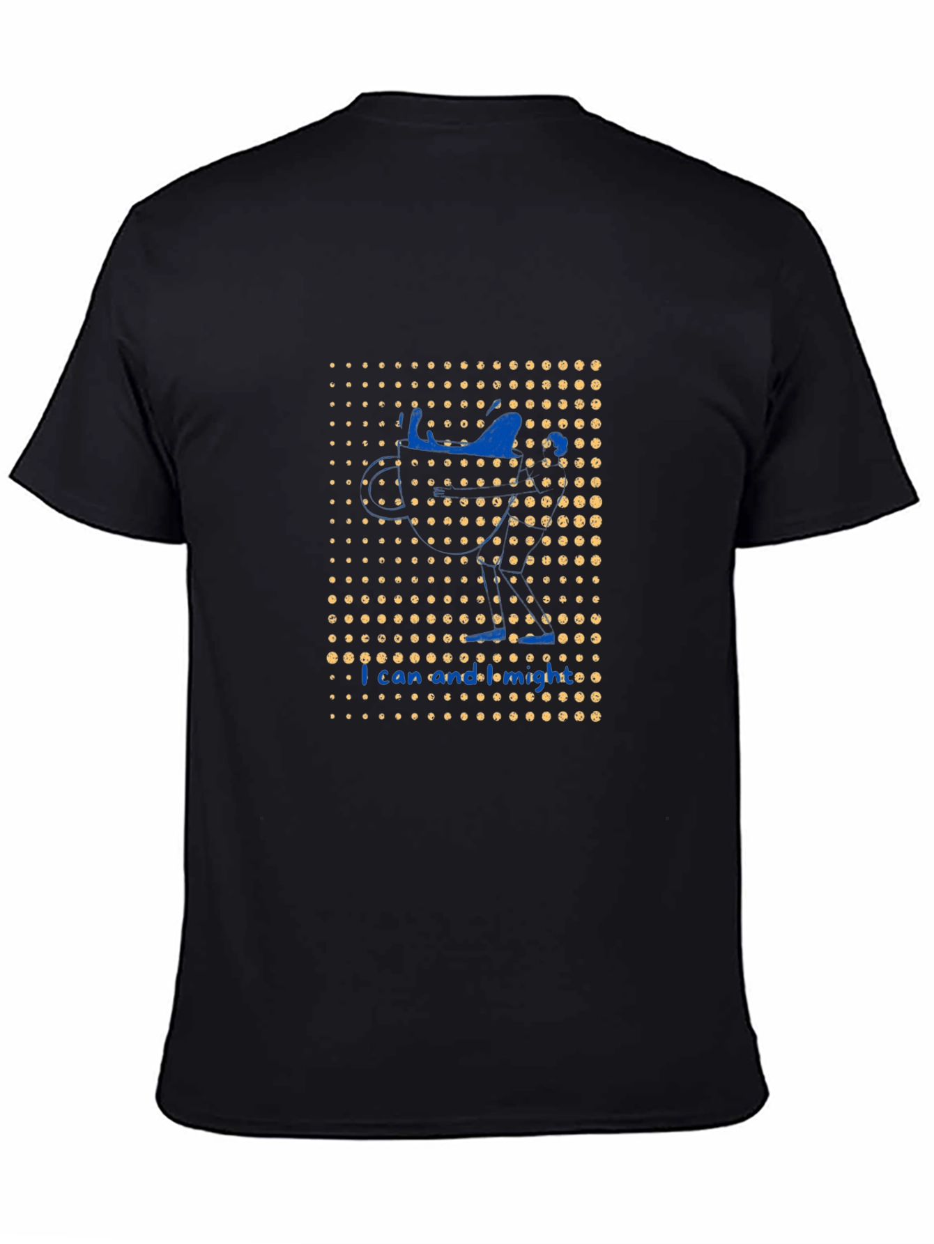 Abstract Graphic Print Mens T-Shirt
