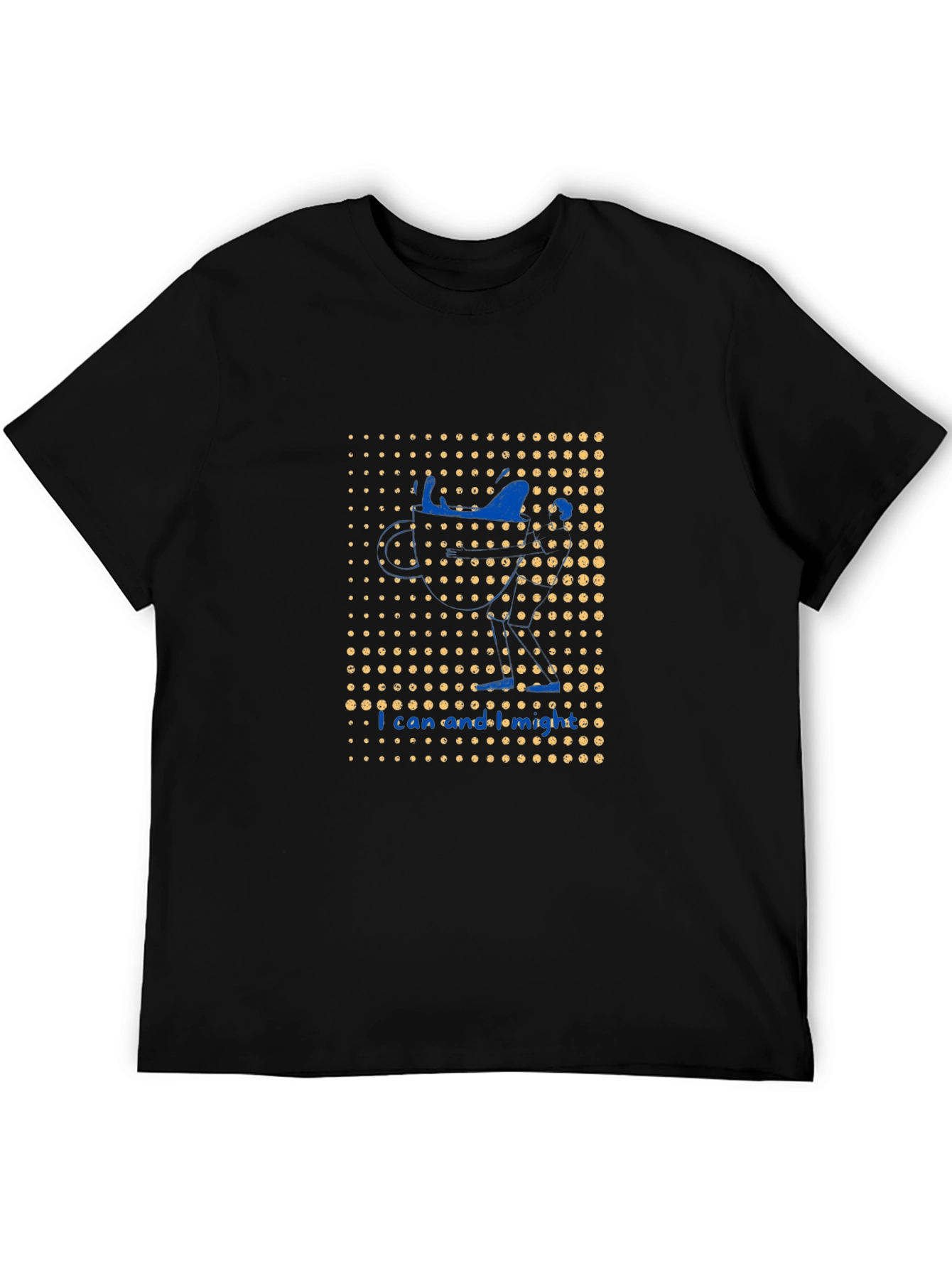 Abstract Graphic Print Mens T-Shirt