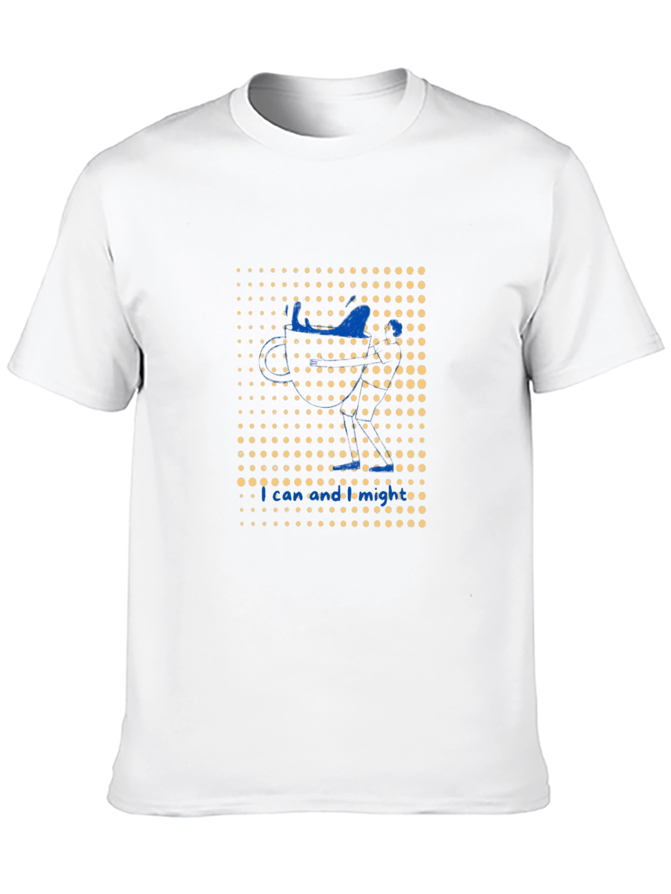 Abstract Graphic Print Mens T-Shirt
