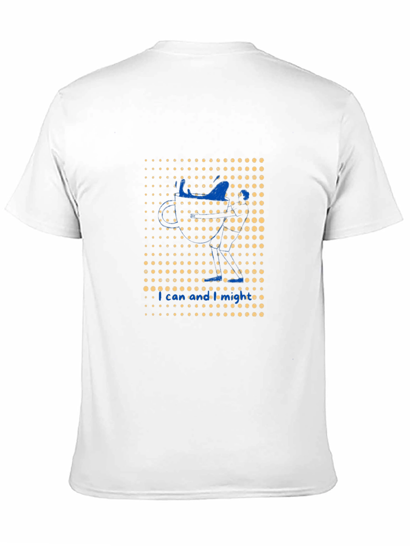 Abstract Graphic Print Mens T-Shirt
