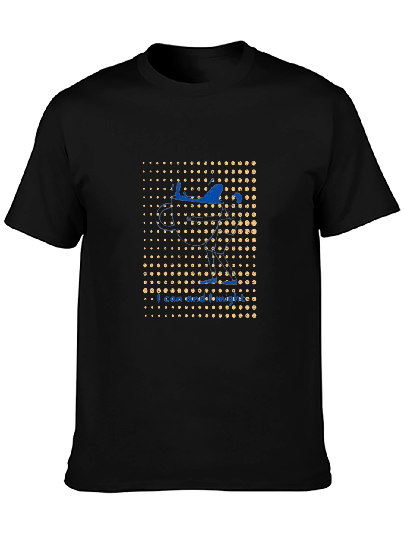 Abstract Graphic Print Mens T-Shirt