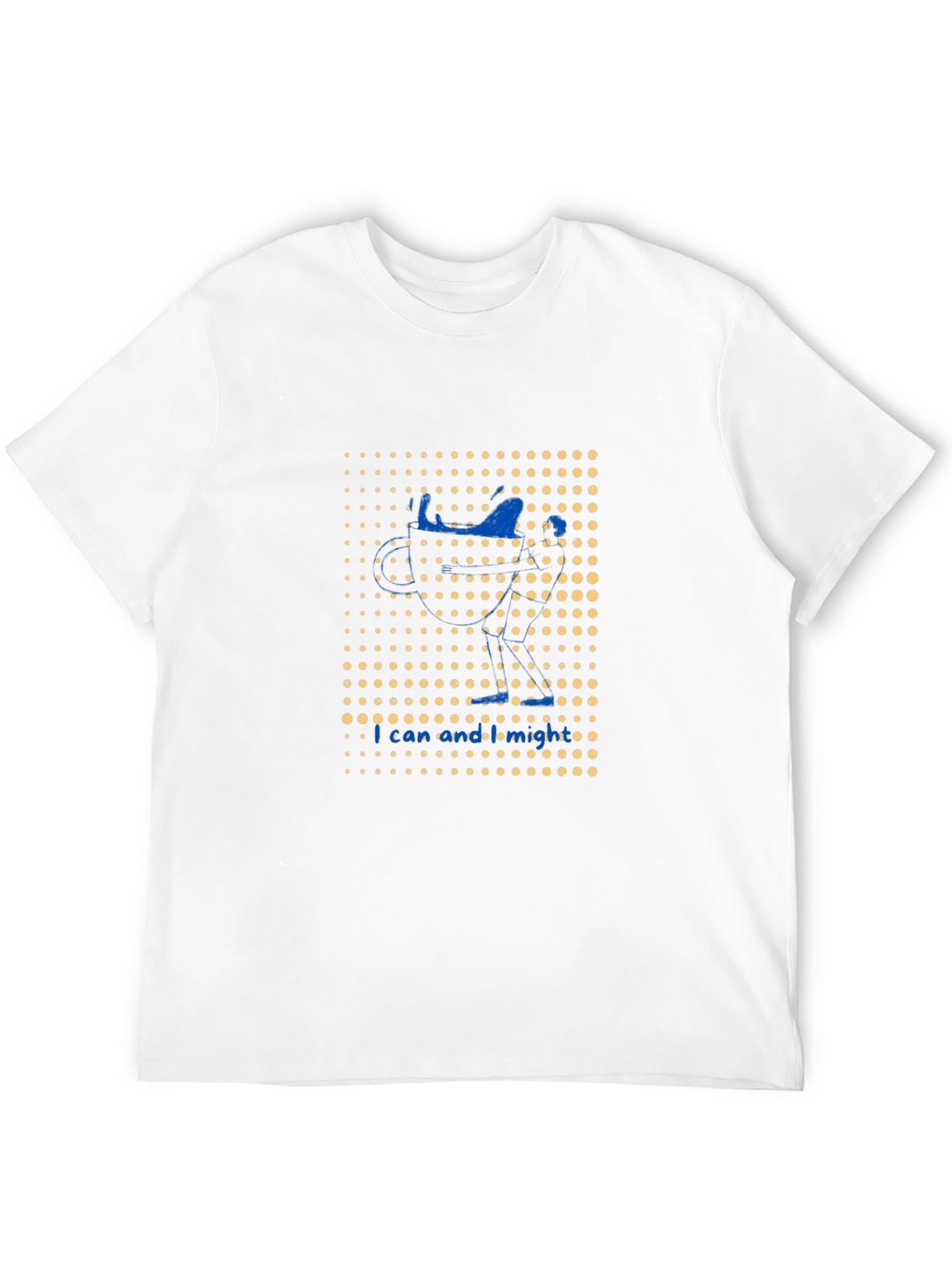Abstract Graphic Print Mens T-Shirt