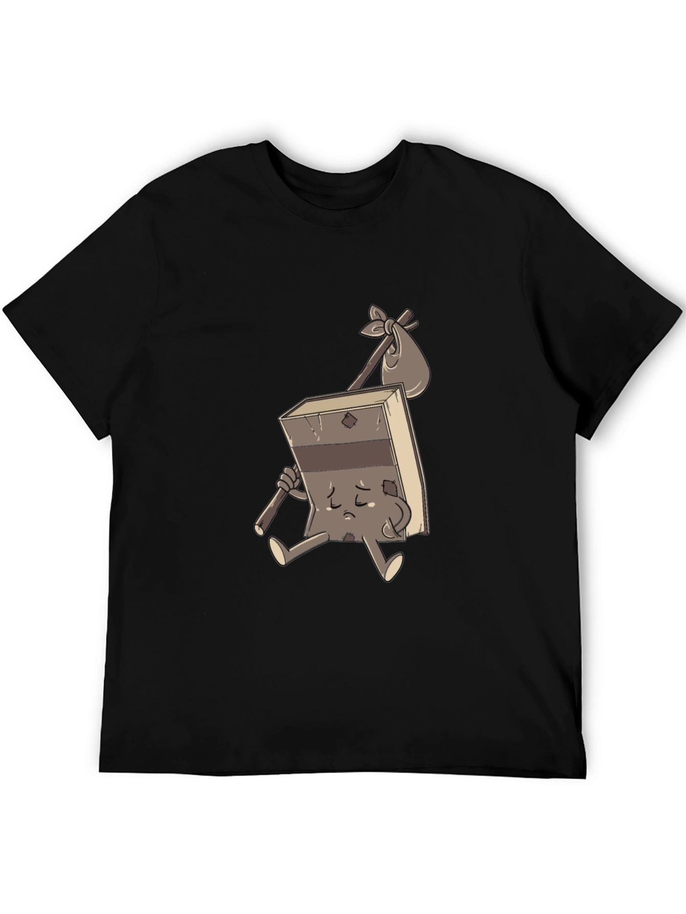 Sad Brownie Cartoon T-Shirt