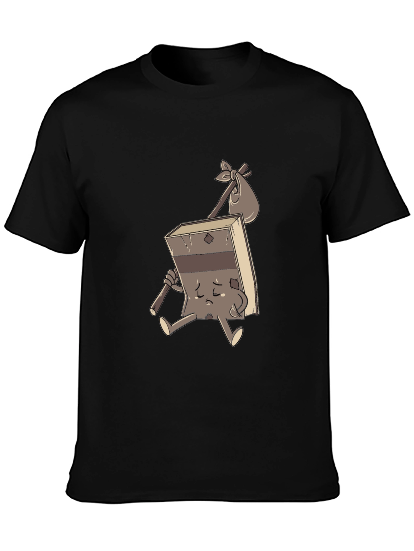 Sad Brownie Cartoon T-Shirt