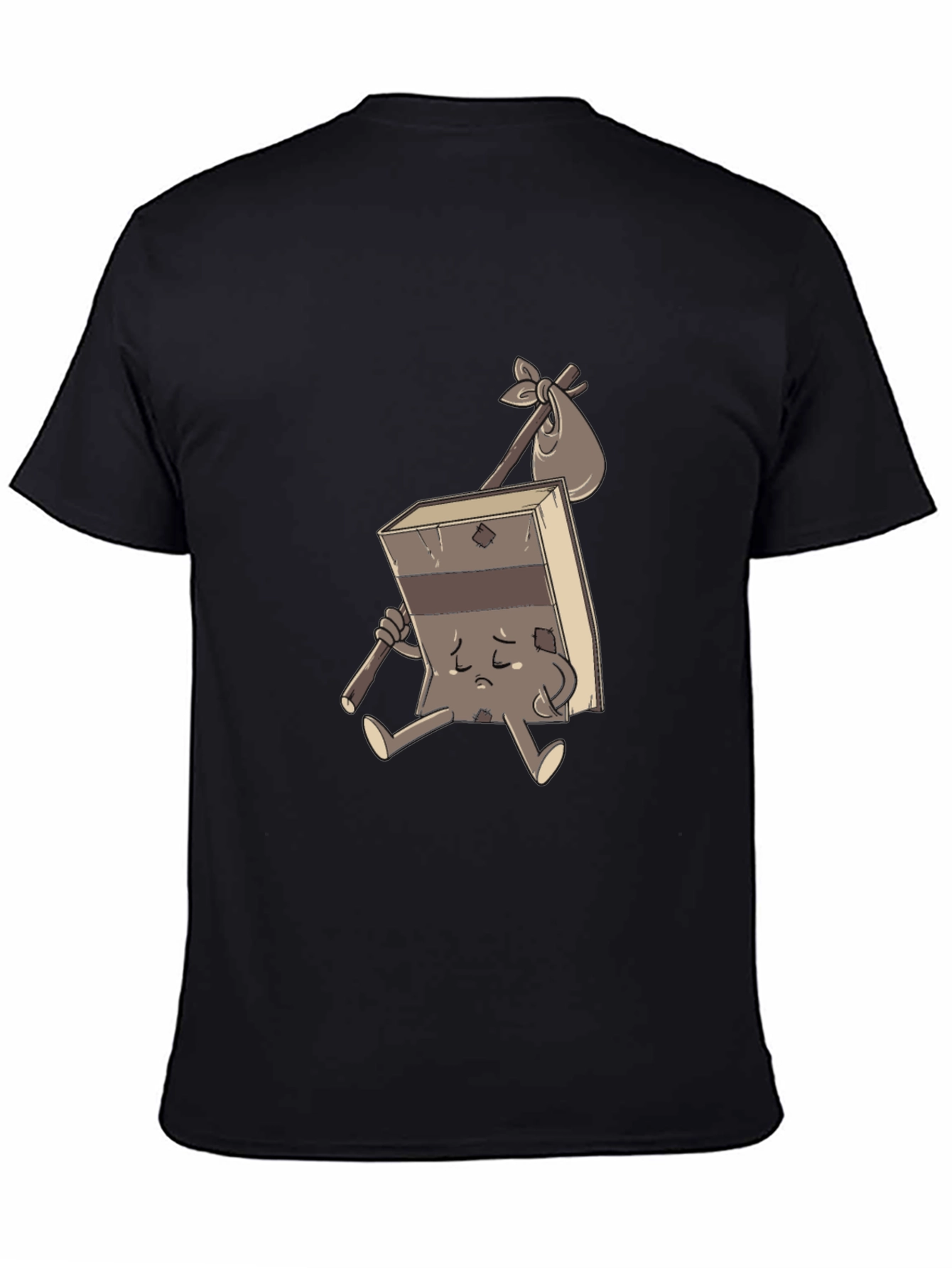 Sad Brownie Cartoon T-Shirt