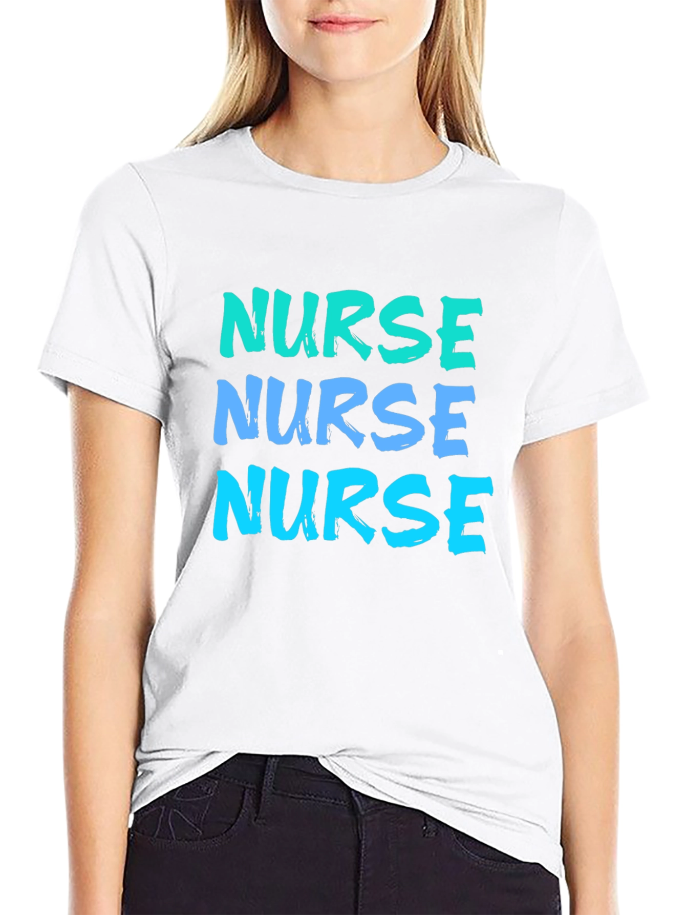 Nurse T-Shirt - Bold Text Design
