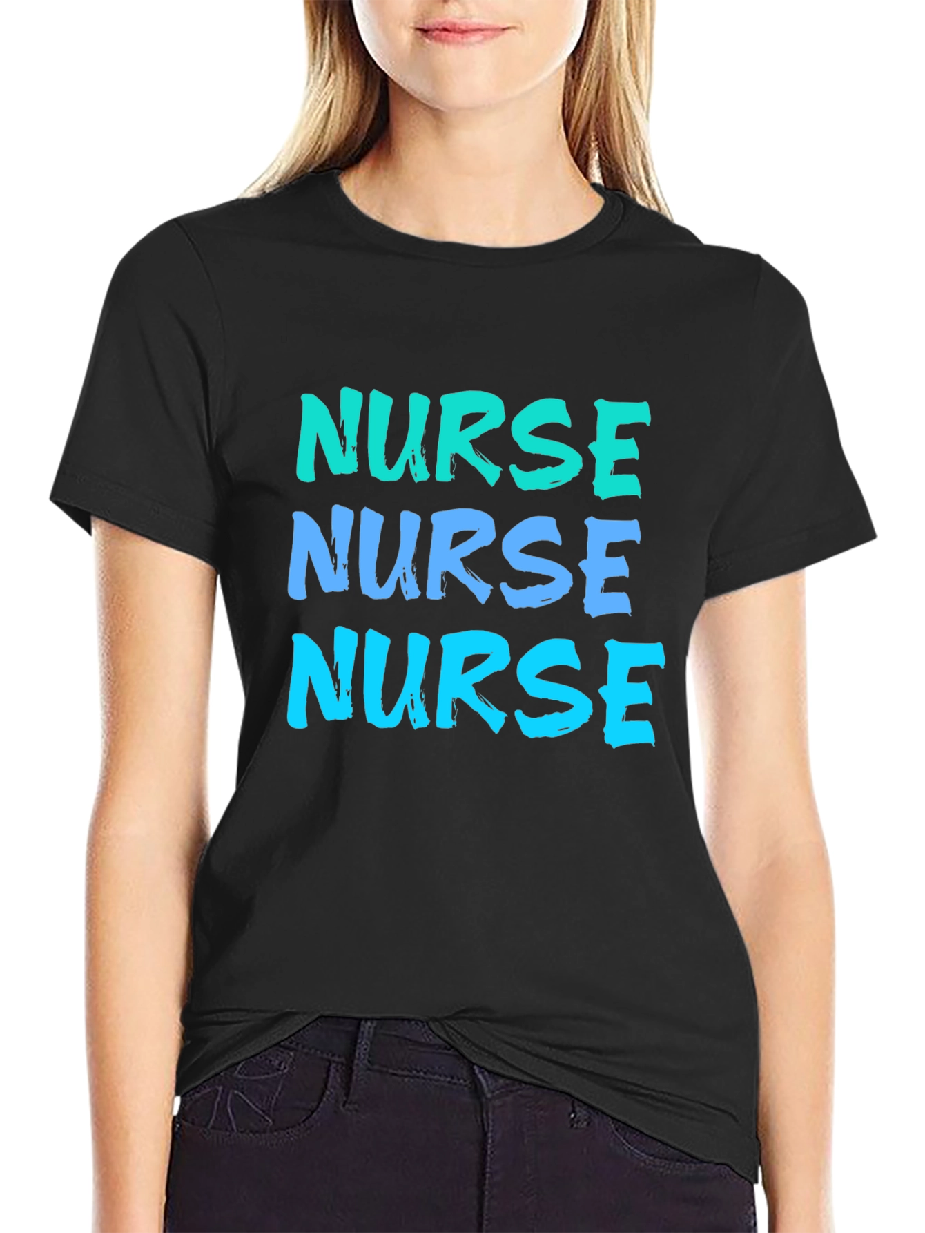 Nurse T-Shirt - Bold Text Design