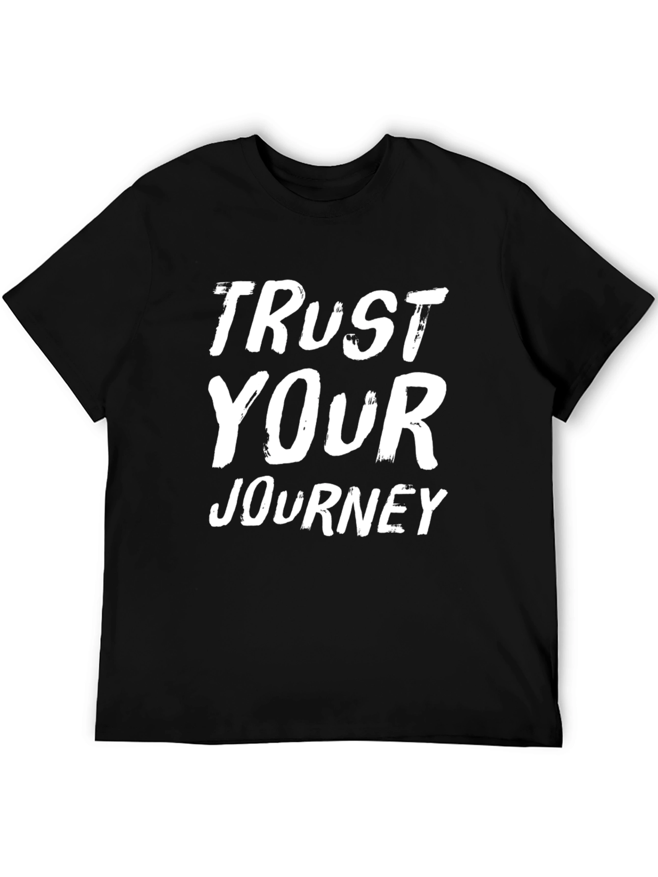 Trust Your Journey Graphic T-Shirt - Black