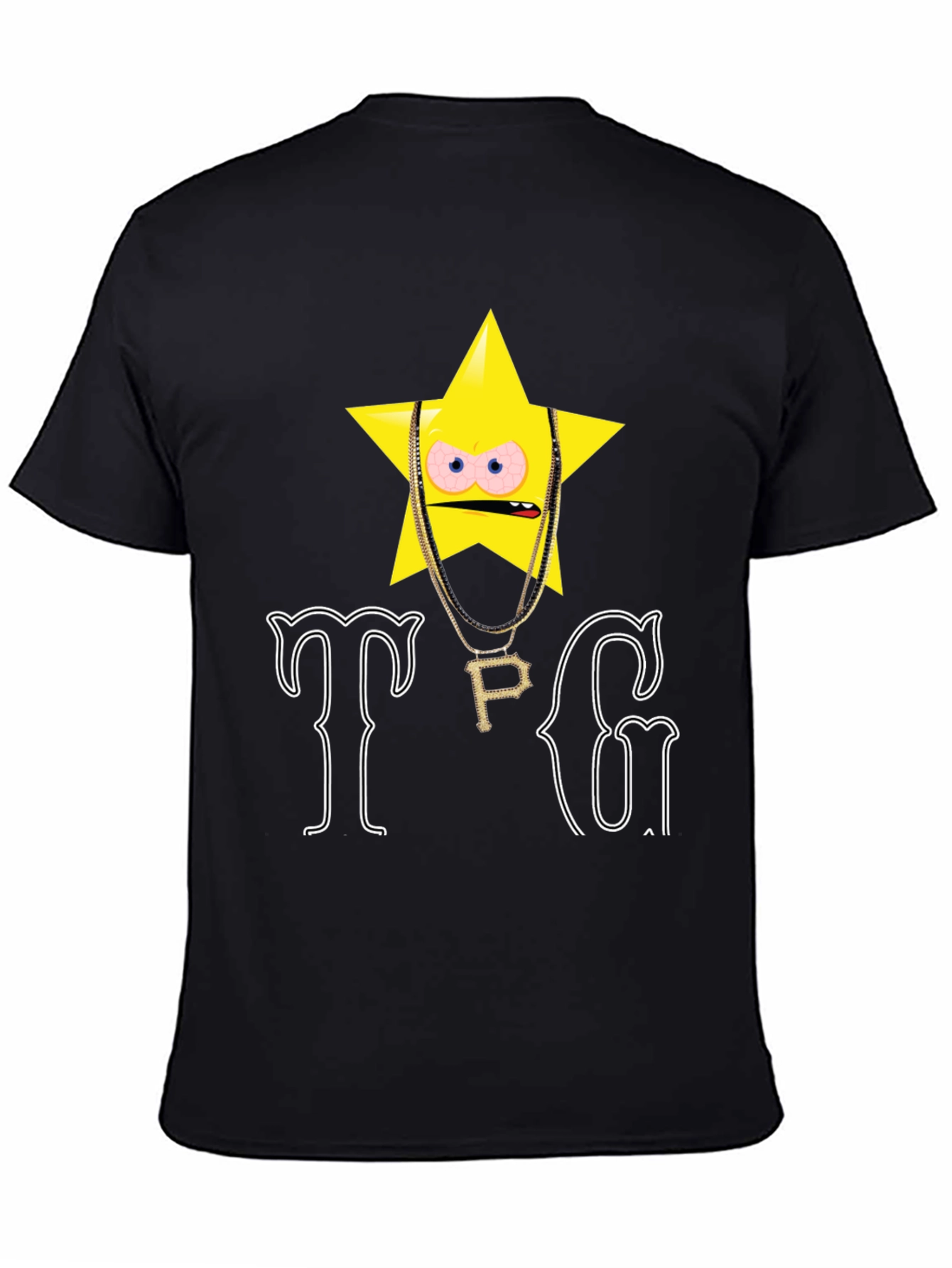 TPG Star Graphic T-Shirt - Black