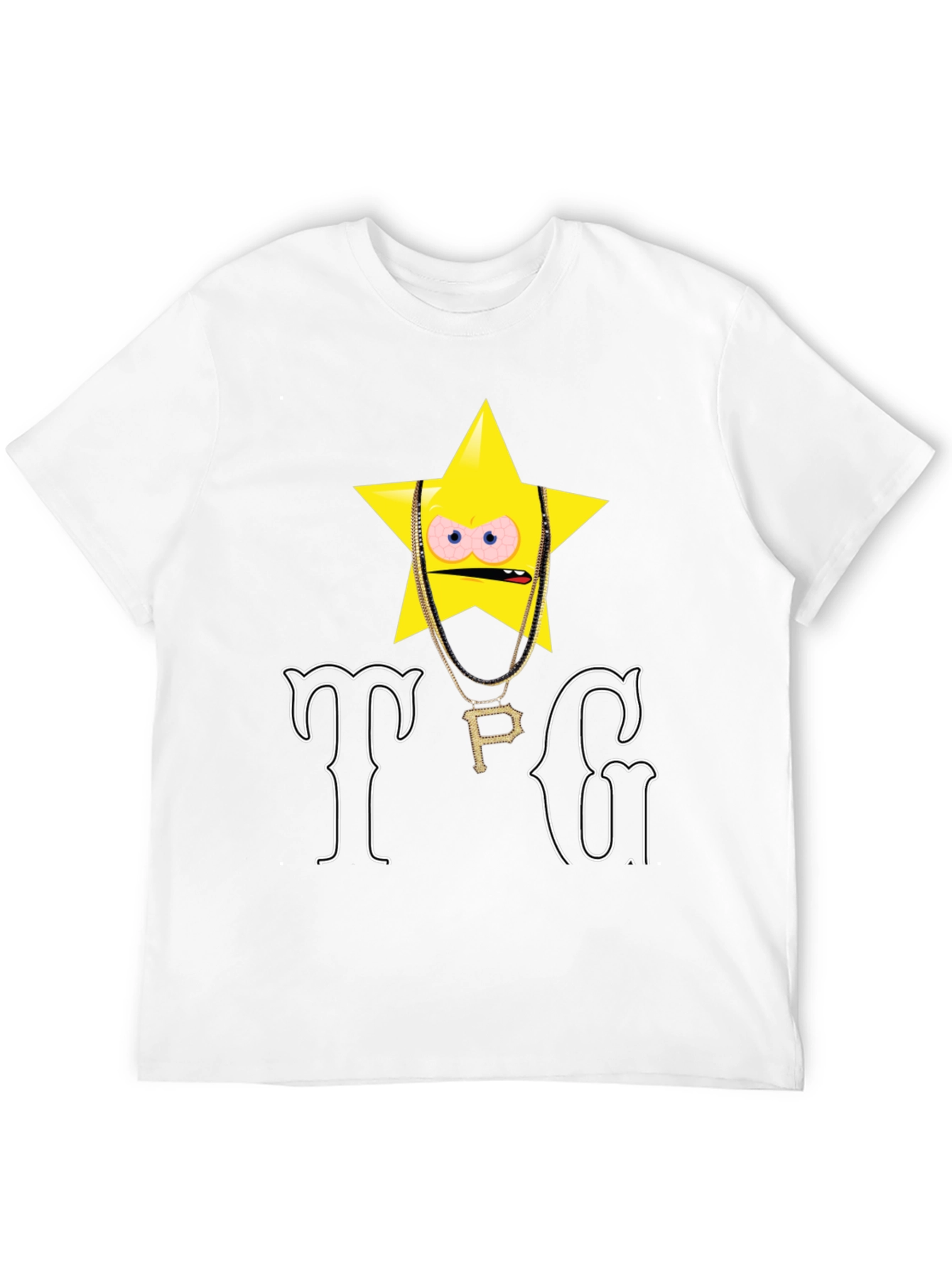 TPG Star Graphic T-Shirt - Black