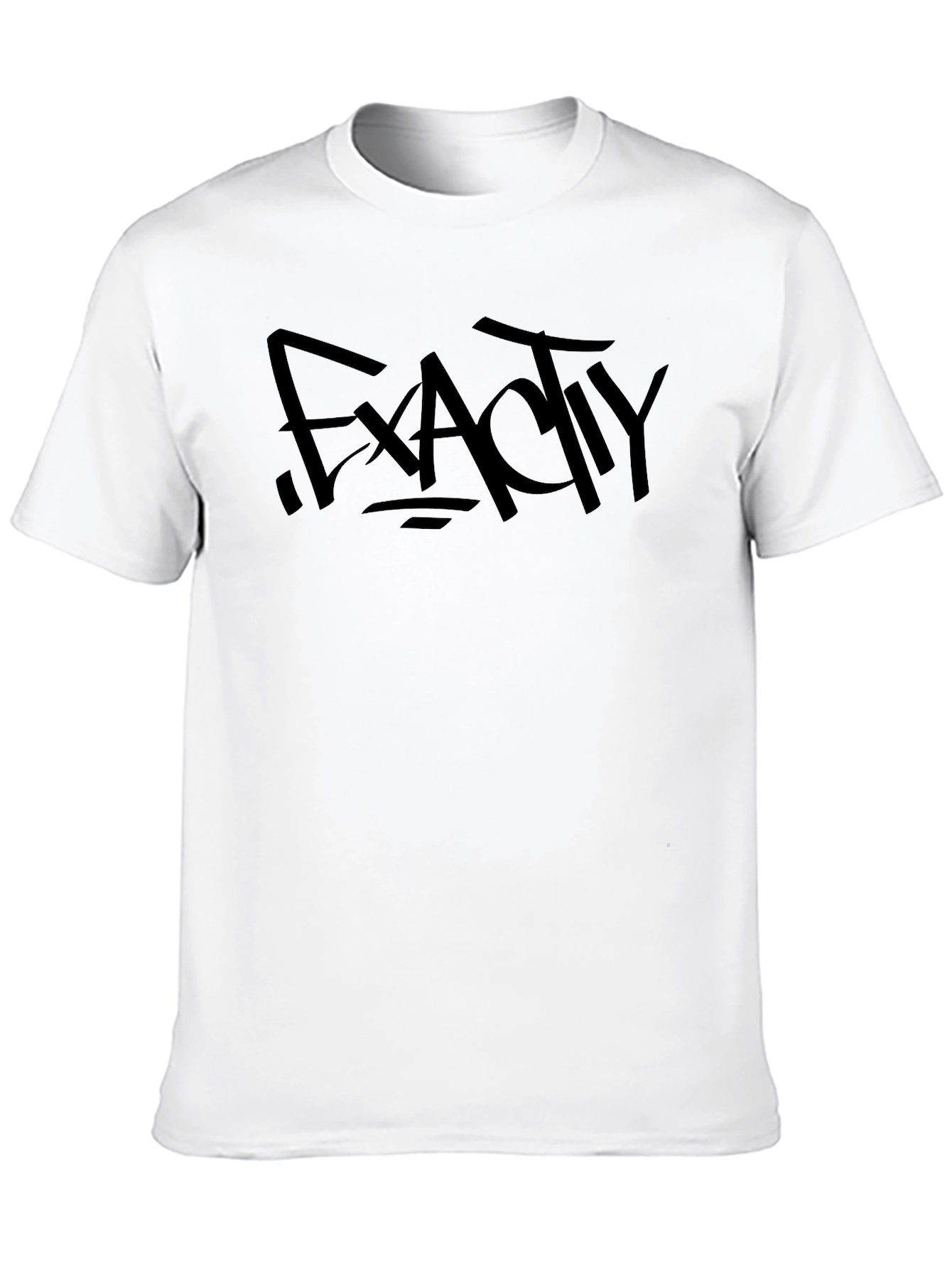 Exactly Black Graphic Tee