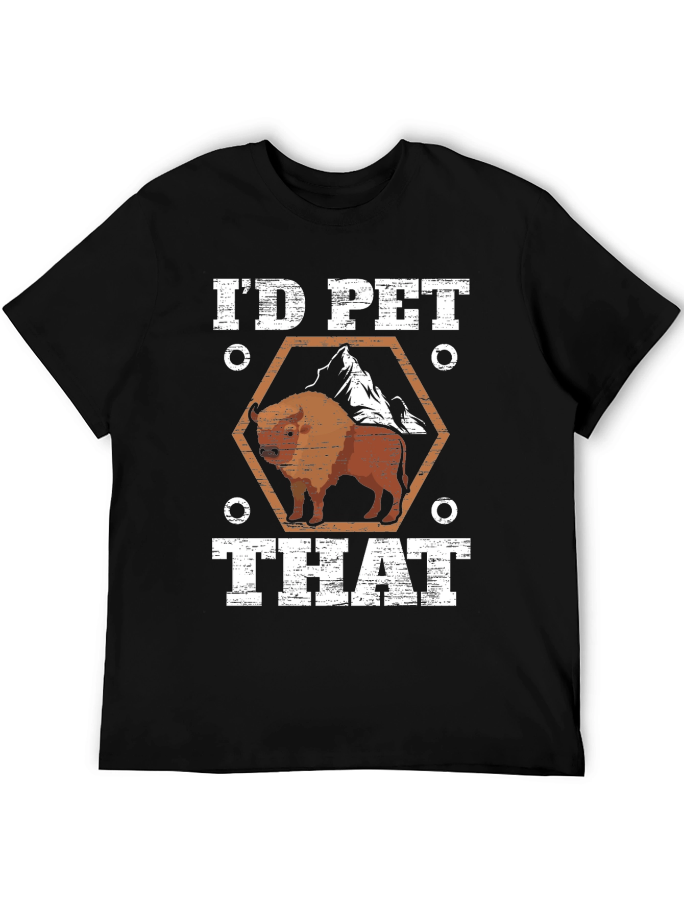 Id Pet That Bison Graphic Tee