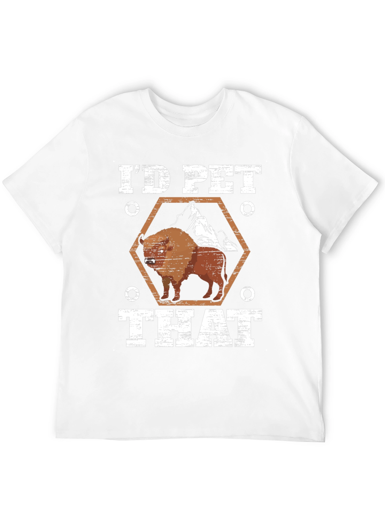Id Pet That Bison Graphic Tee