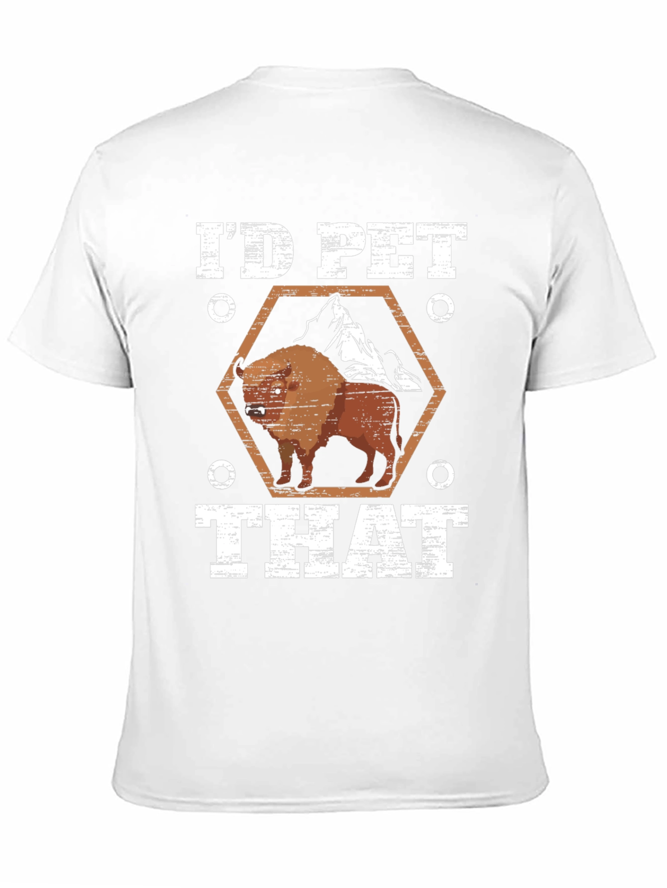 Id Pet That Bison Graphic Tee