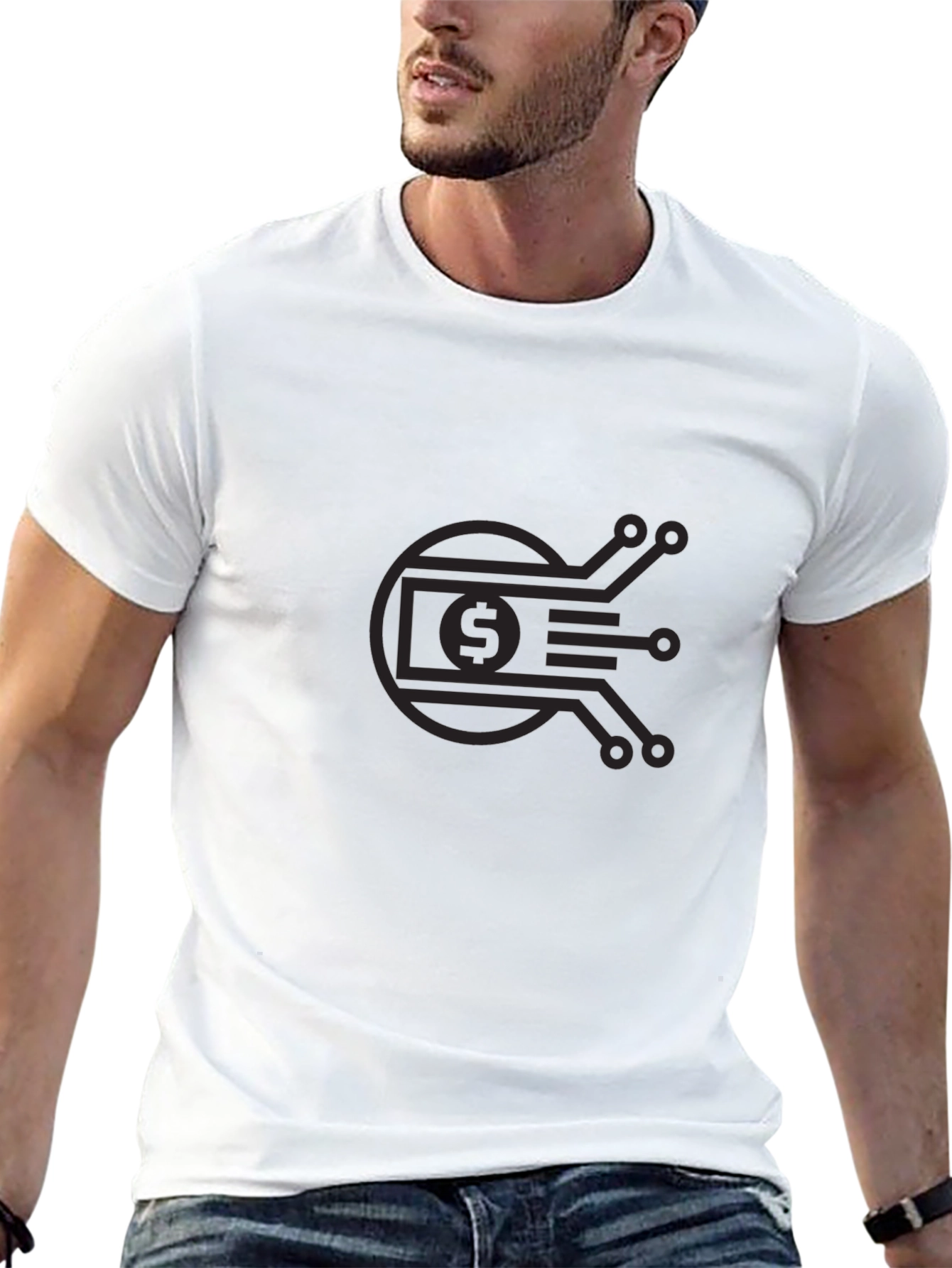Tech Dollar Black T-Shirt