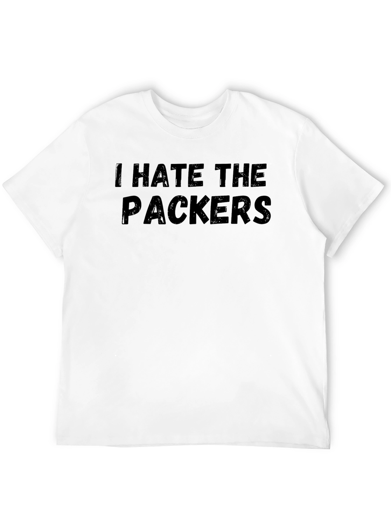 I Hate The Packers T-Shirt - Black