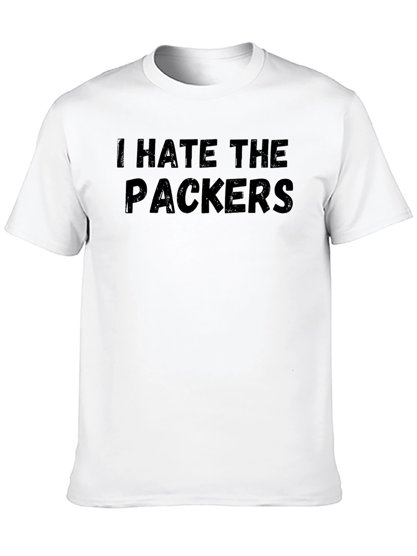 I Hate The Packers T-Shirt - Black