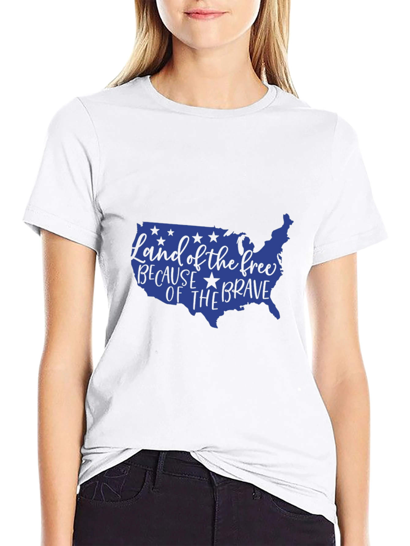 Patriotic Land of the Free Graphic Tee