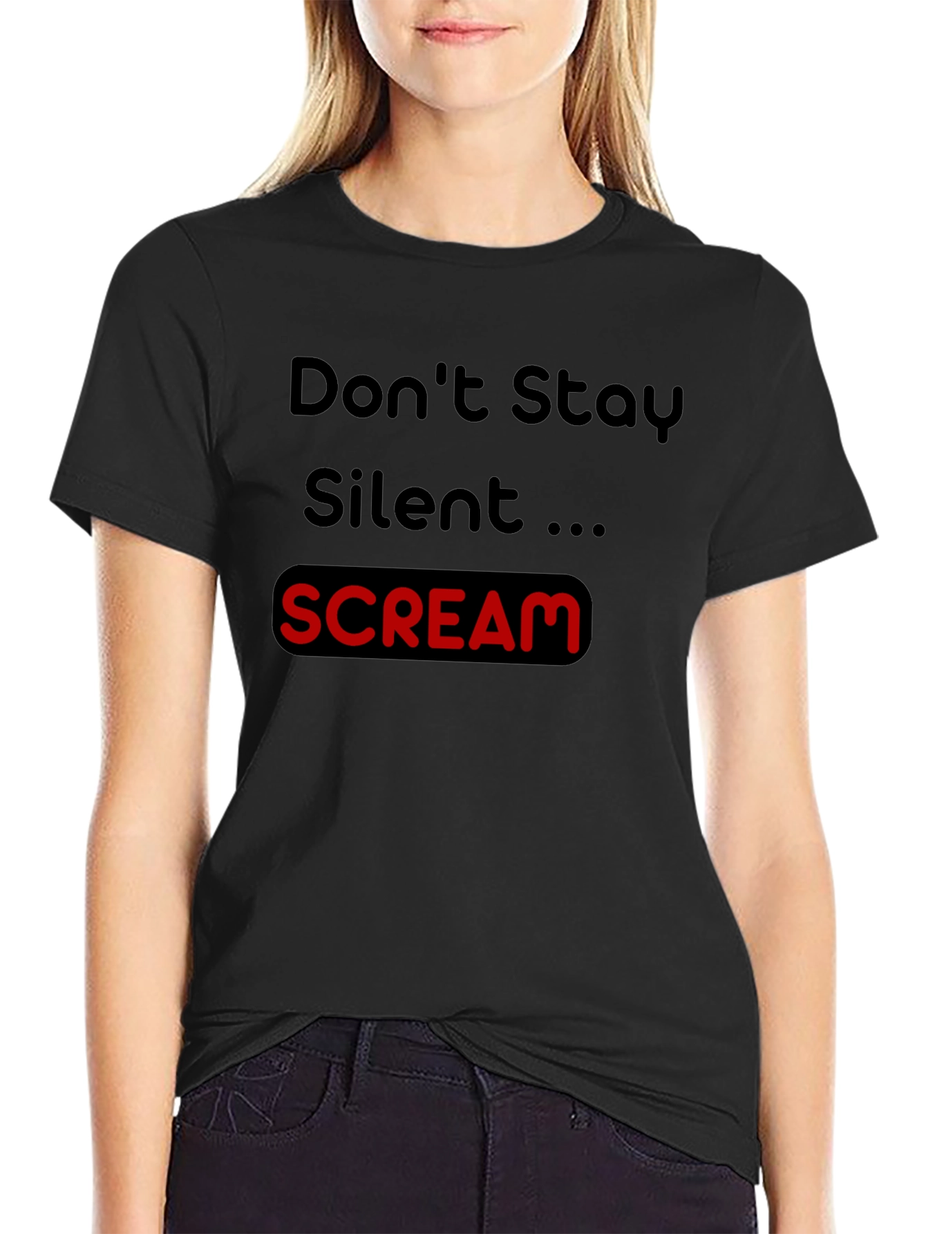Dont Stay Silent Scream Tee