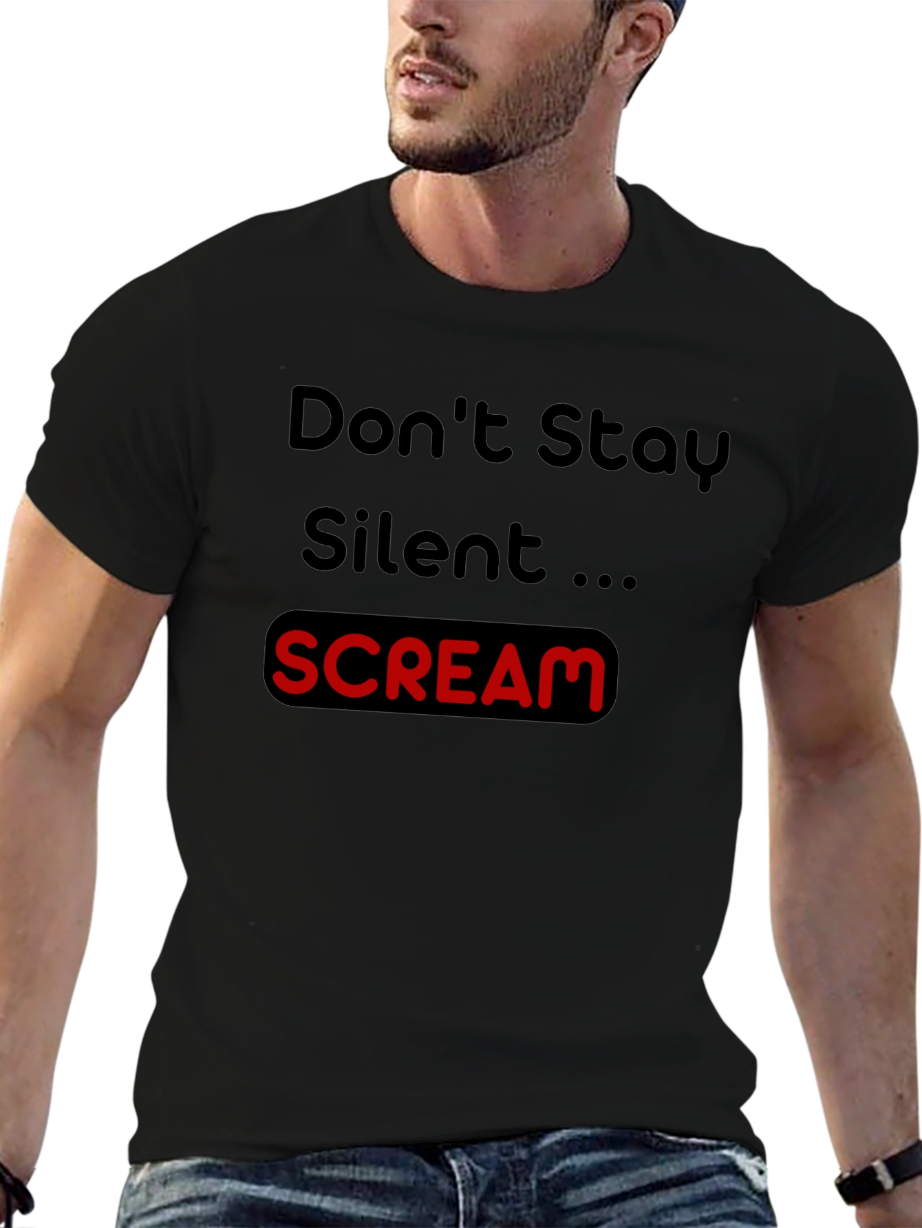 Dont Stay Silent Scream Tee
