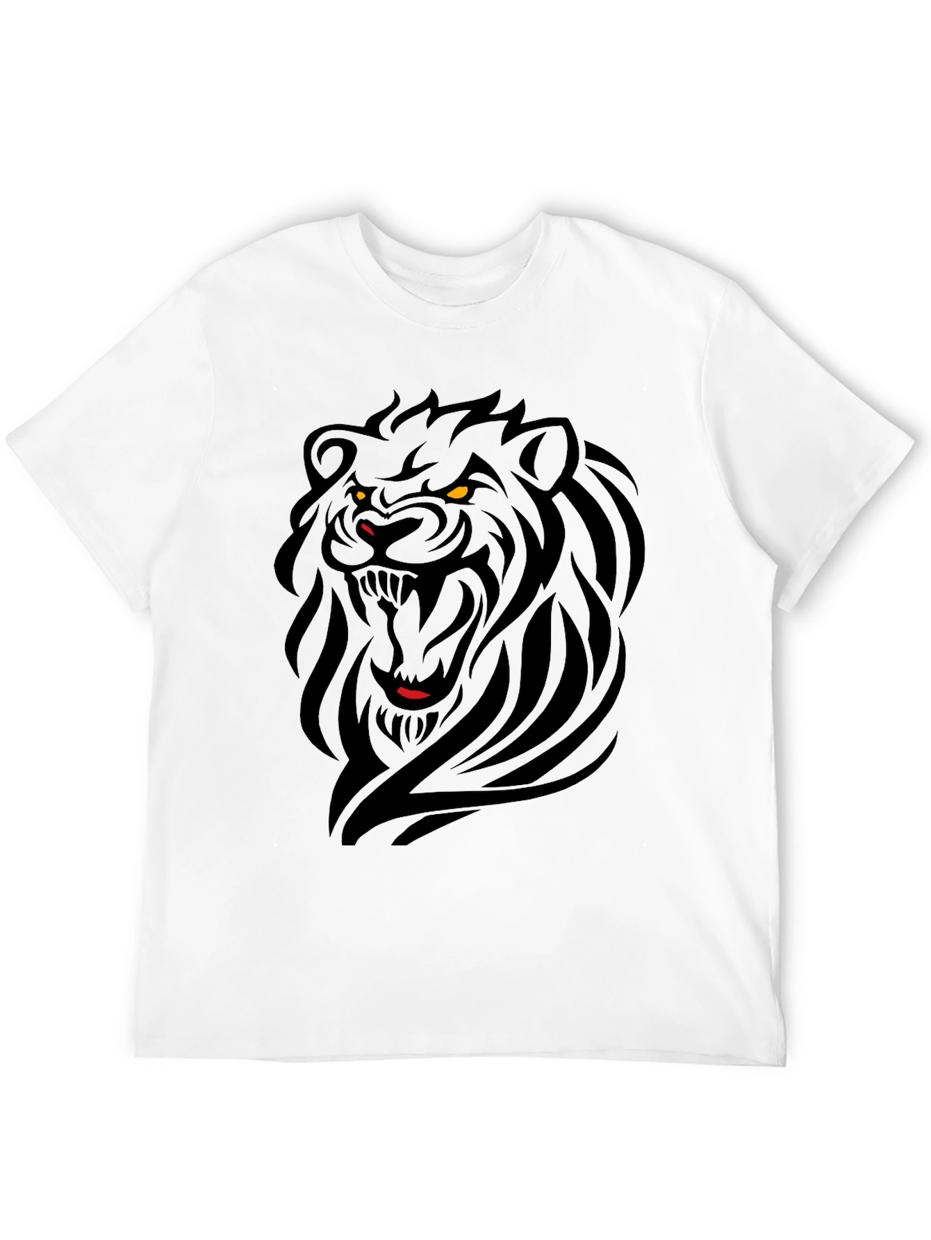Black Lion Graphic Tee - Fierce Style