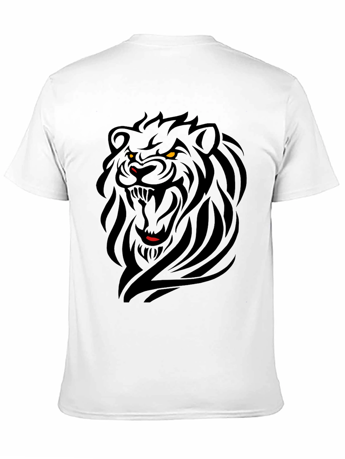Black Lion Graphic Tee - Fierce Style