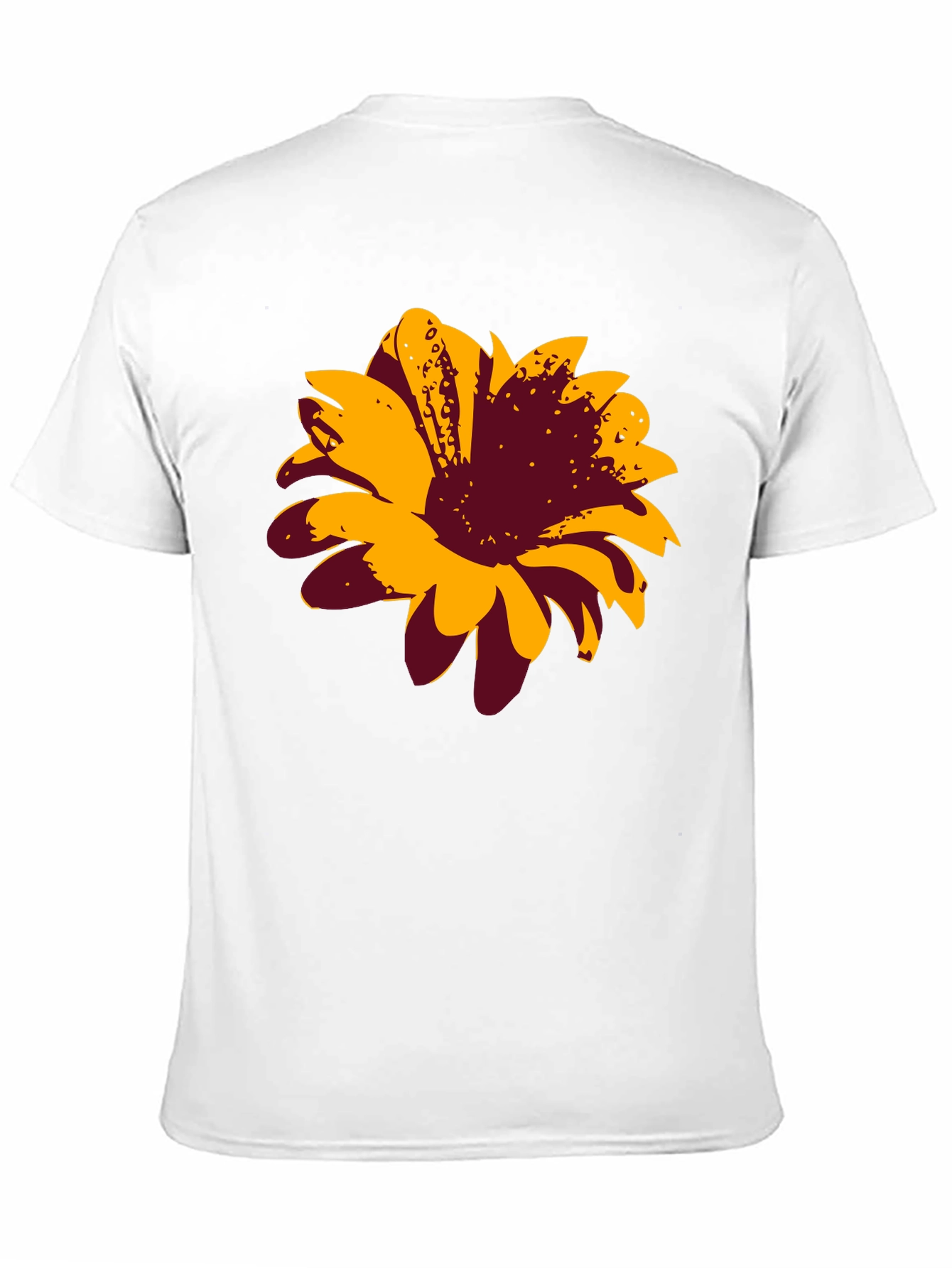 Bold Floral Graphic Tee - Black