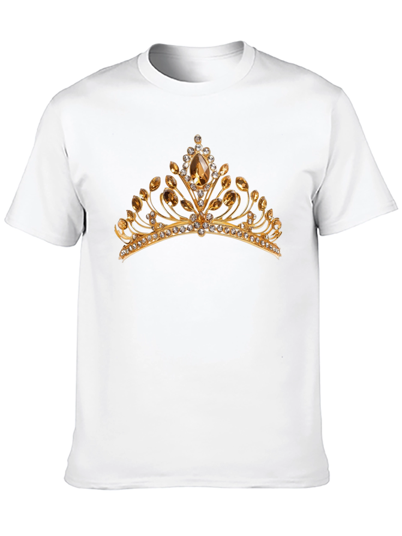 Gold Crown Graphic Black T-Shirt